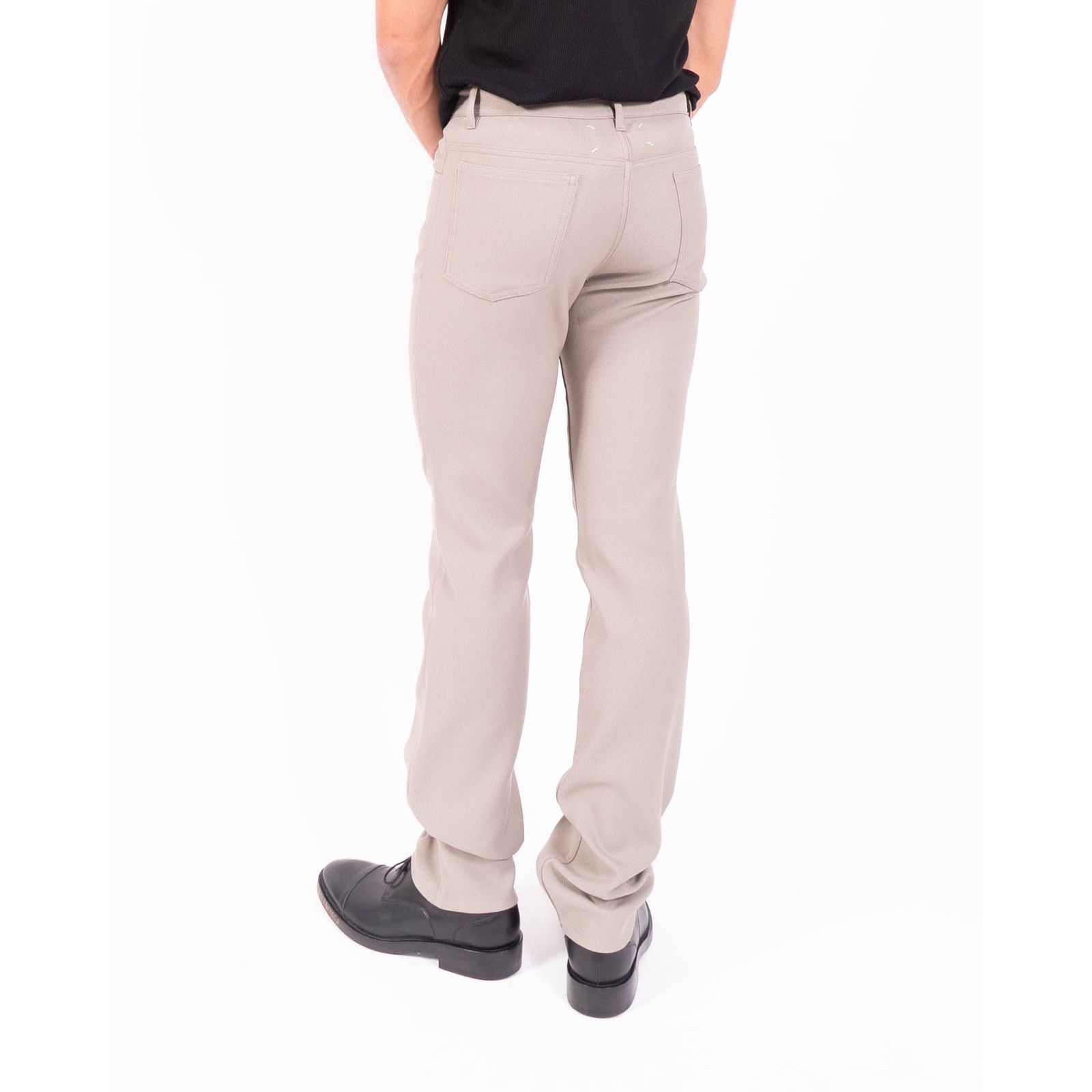 Maison Margiela FW18 Flared Trousers in Beige Viscose Size US 29 - 3 Thumbnail