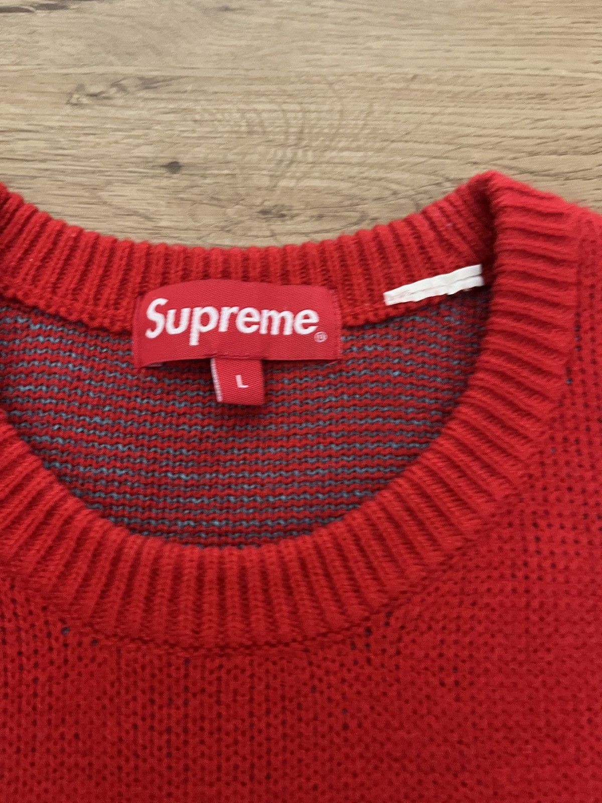 Supreme × Thrasher Supreme X Thrasher Knit Sweater Size US L / EU 52-54 / 3 - 3 Thumbnail