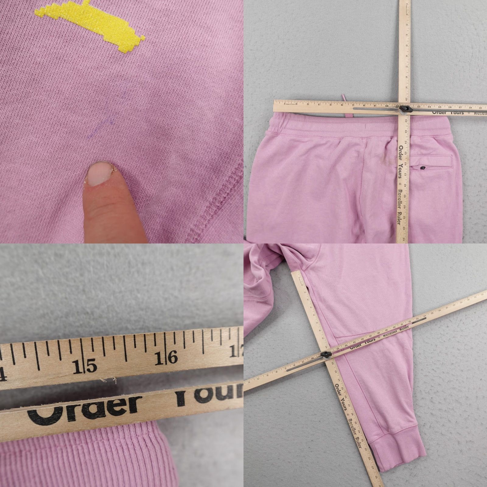 Nike Nike Pants Mens XL Pink Butterfly Orchid Fleece Sweatpants Sweat Joggers Gym & Training Size US 36 / EU 52 - 8 Thumbnail