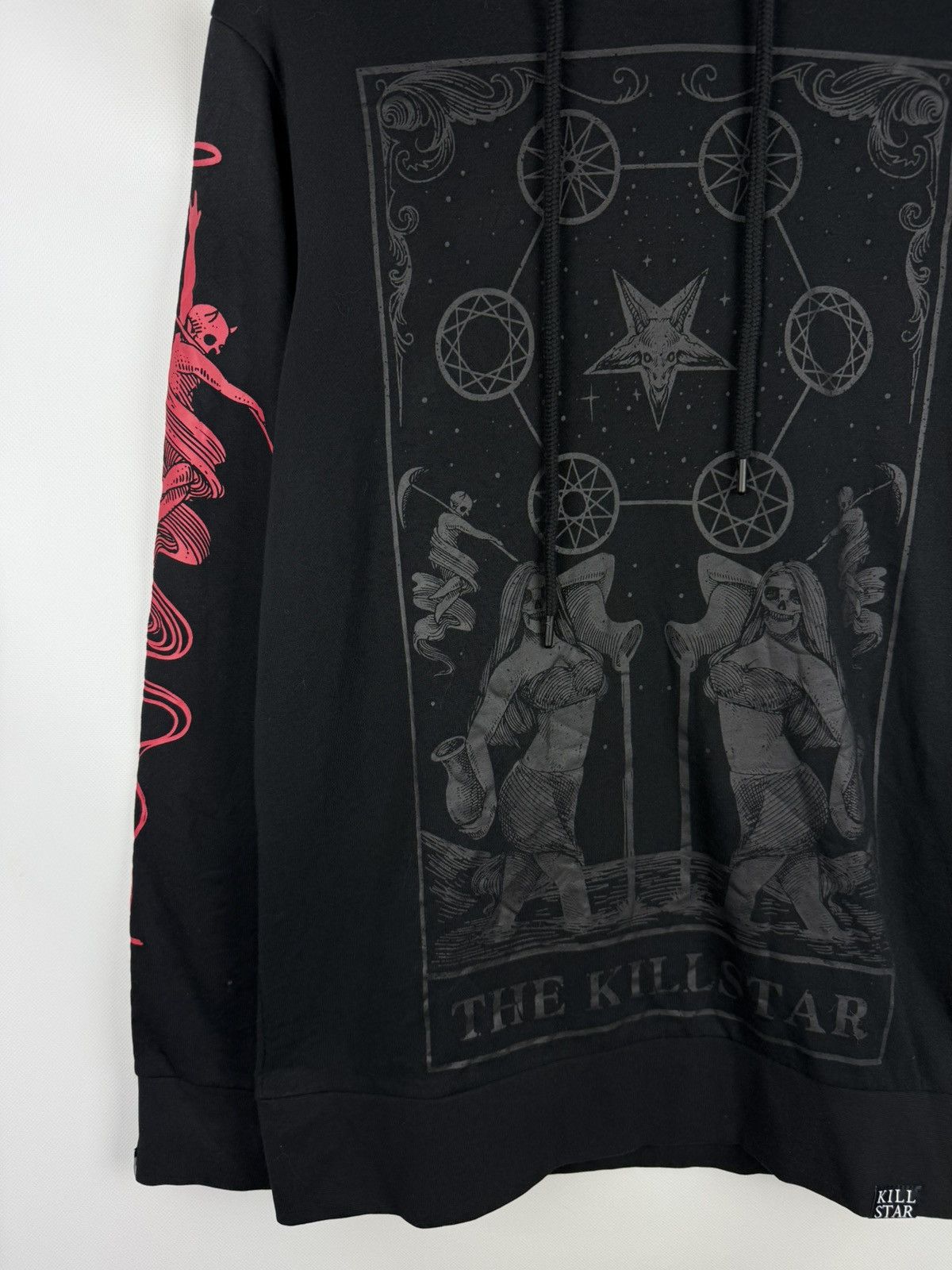 Killstar Killstar Men’s Gothic Big Logo Hoodie Pullover Size L Size US L / EU 52-54 / 3 - 7 Thumbnail