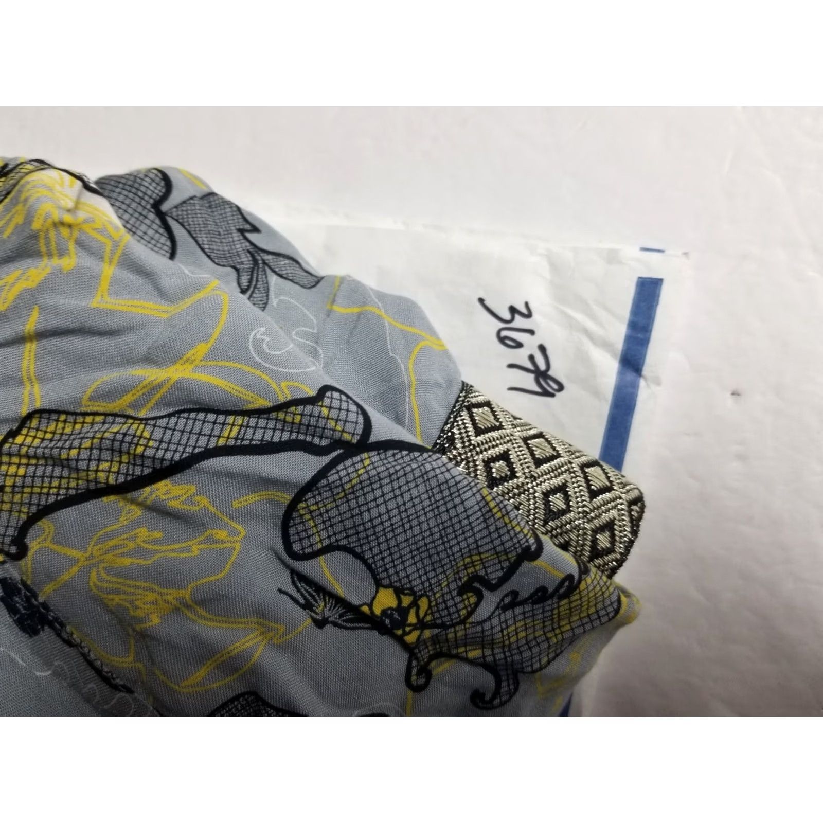 Vintage Sudara Punjammies Women Gray Yellow Kimono Robe M-L Size ONE SIZE - 7 Thumbnail