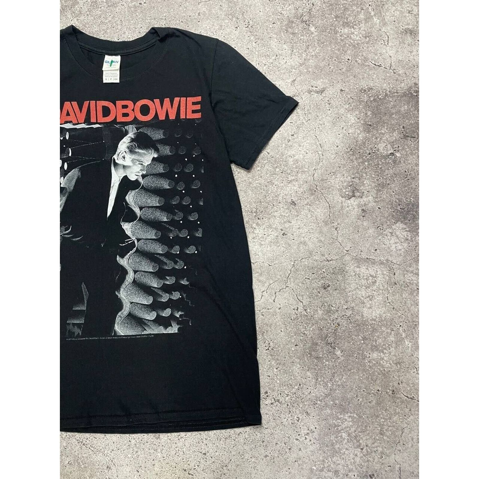 Band Tees × Vintage Vintage David Bowie Black Graphic T-Shirt S Size US S / EU 44-46 / 1 - 4 Thumbnail