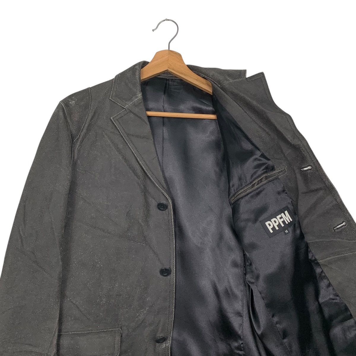 PPFM PPFM Casual Leather Jacket Size US M / EU 48-50 / 2 - 10 Thumbnail