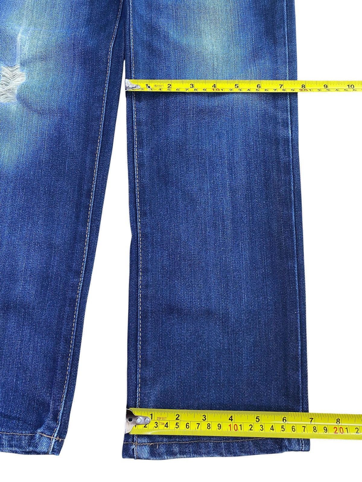Edwin Vintage Edwin 502 Dark Blue Wash Style Loose Jeans Size US 26 / EU 42 - 7 Thumbnail