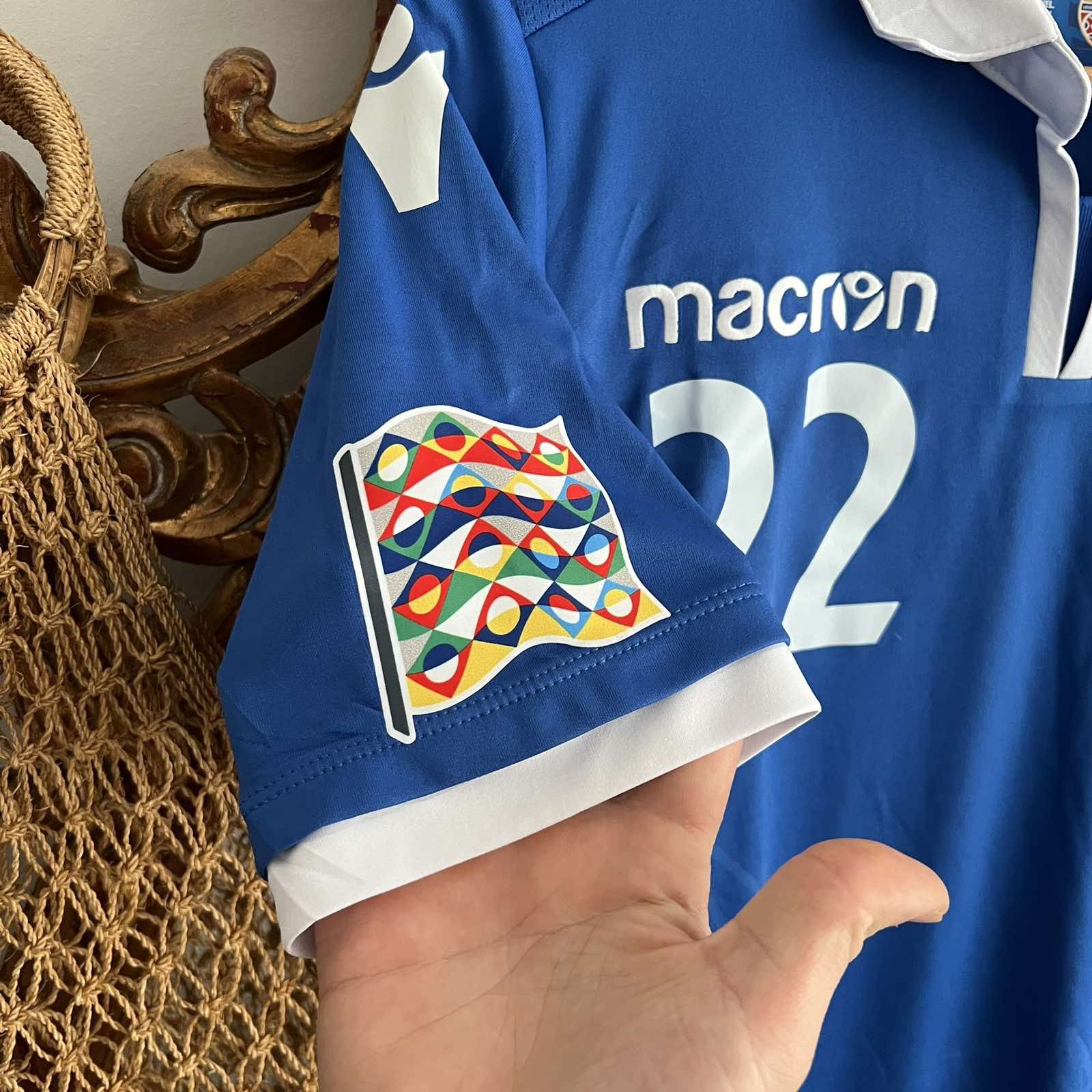Macron Macron National Team Liechtenstein Soccer jersey Sz M Size US M / EU 48-50 / 2 - 7 Thumbnail