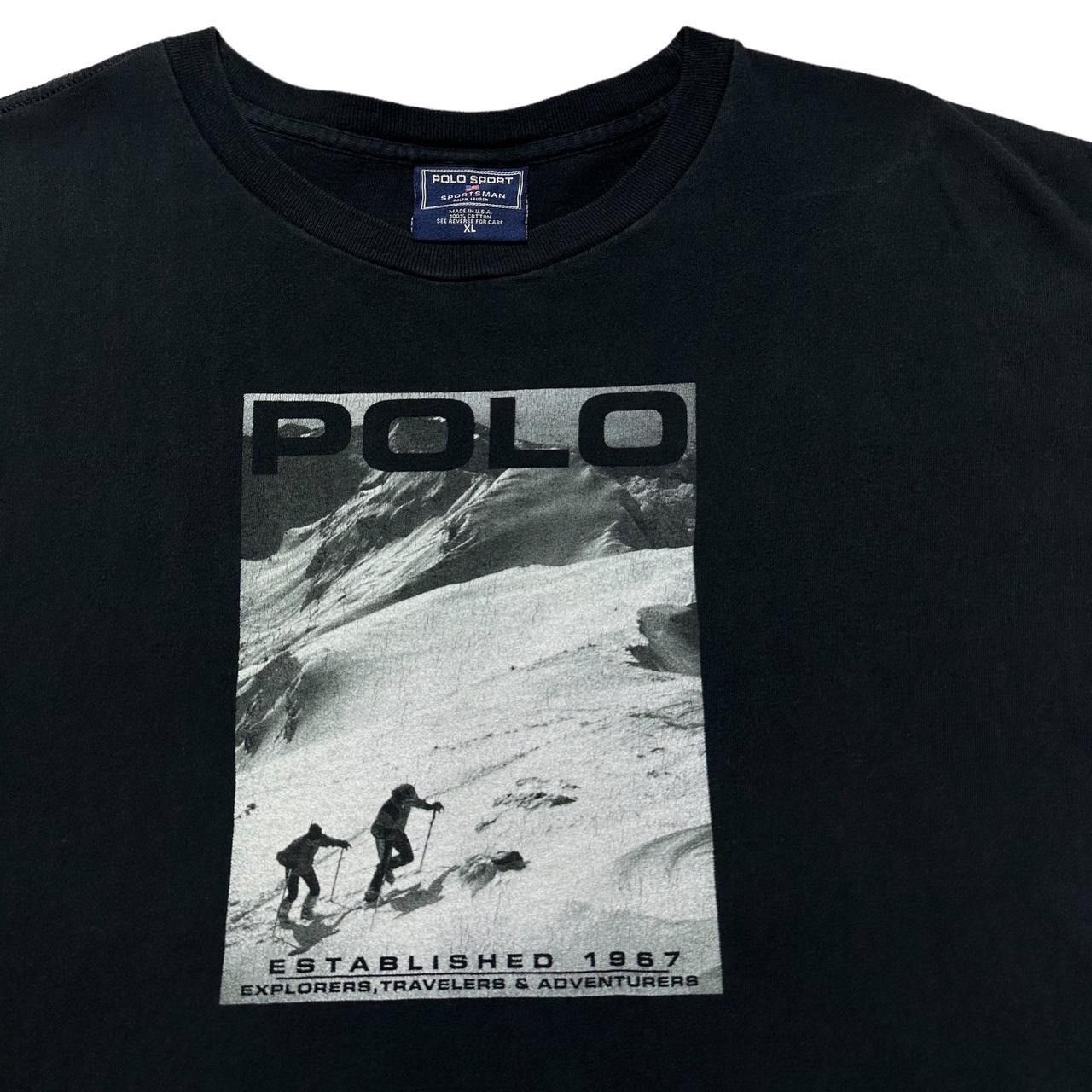 Polo Ralph Lauren × Vintage Vintage Polo Sportsman Skiing Ralph Lauren Sport T-Shirt Size US XL / EU 56 / 4 - 3 Thumbnail