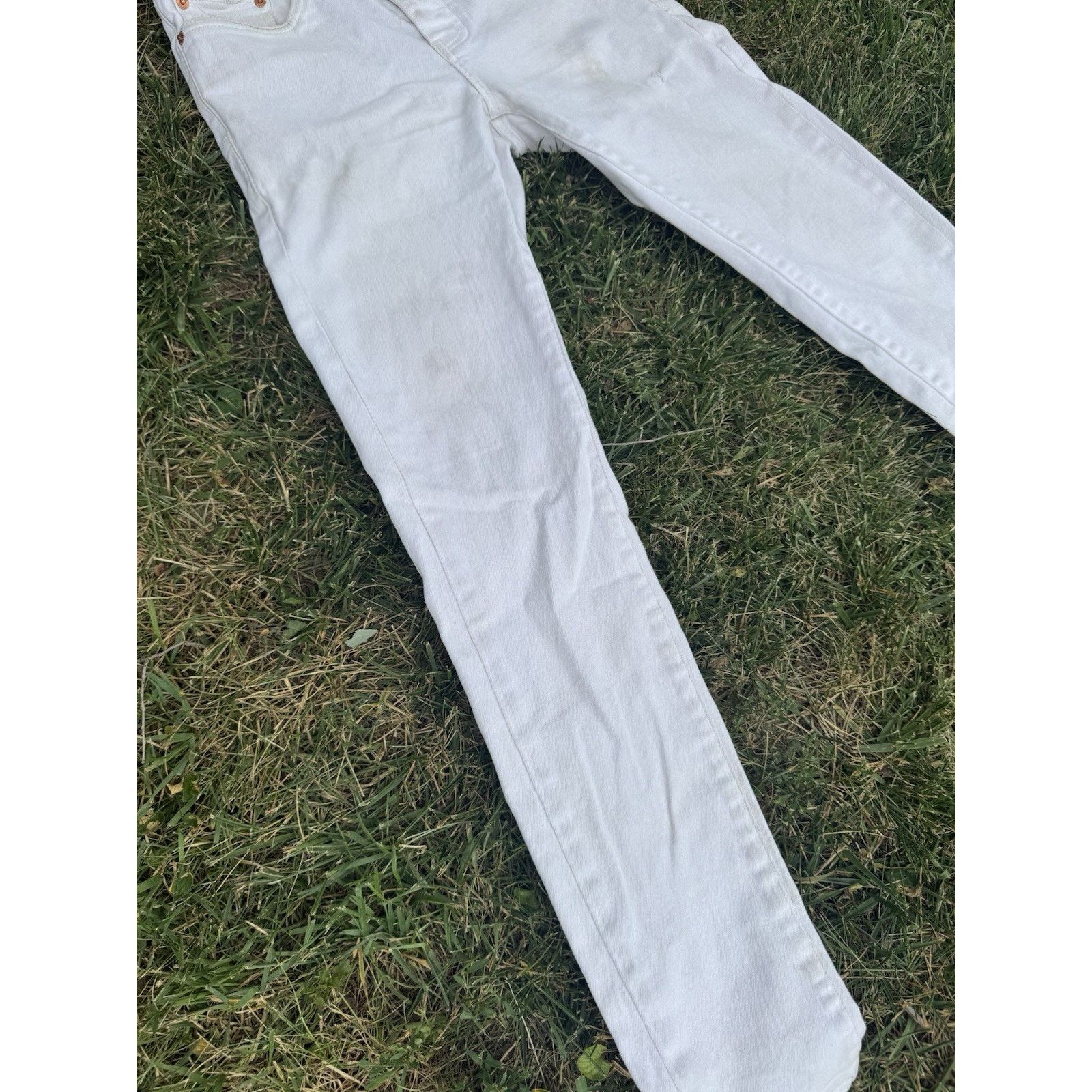 Purple Purple Brand Jeans White Size 31 Slim Fit LowRiseWithSlimLeg Size US 31 - 5 Thumbnail