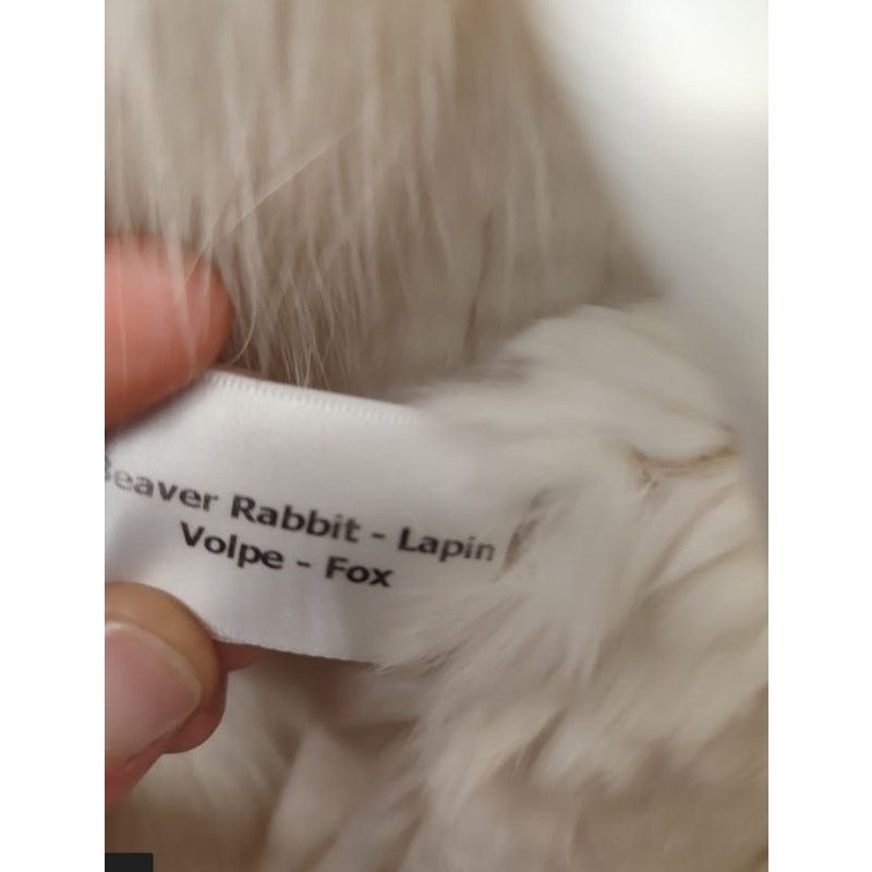 Valentino Valentino Roma Luxurious White Rabbit & Fox Fur Coat Sz. XL Size XL / US 12-14 / IT 48-50 - 8 Thumbnail