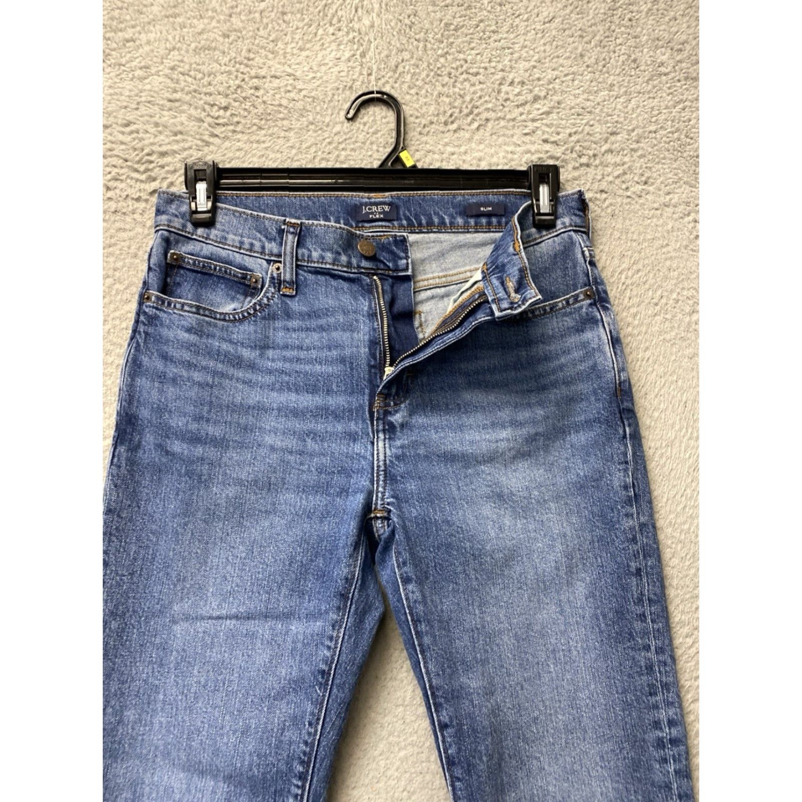 J.Crew J. CREW Flex Slim Men's Jeans Blue Stretch 29x32 Regular Size US 29 - 2 Thumbnail
