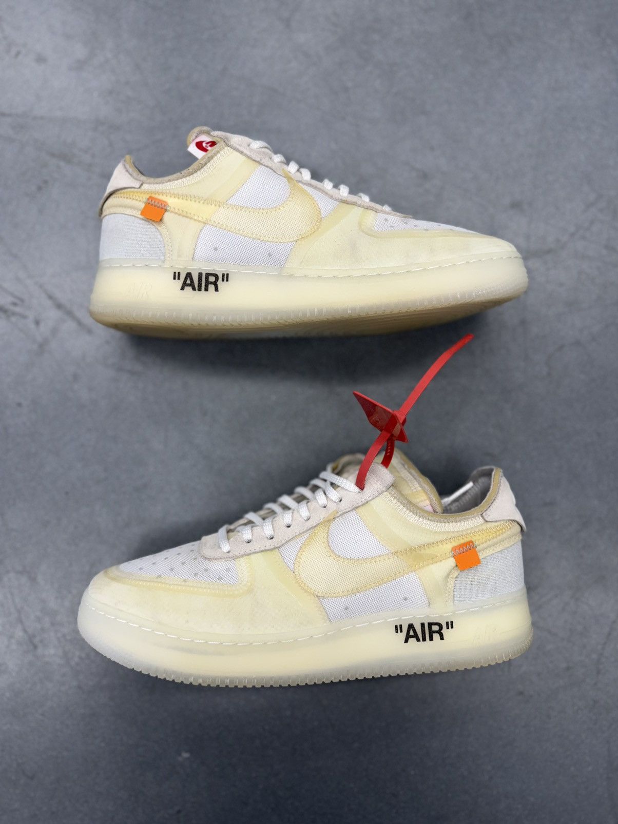 Nike × Off-White 2017 Nike Air Force 1 Low Off-White Size US 12 / EU 45 - 2 Thumbnail
