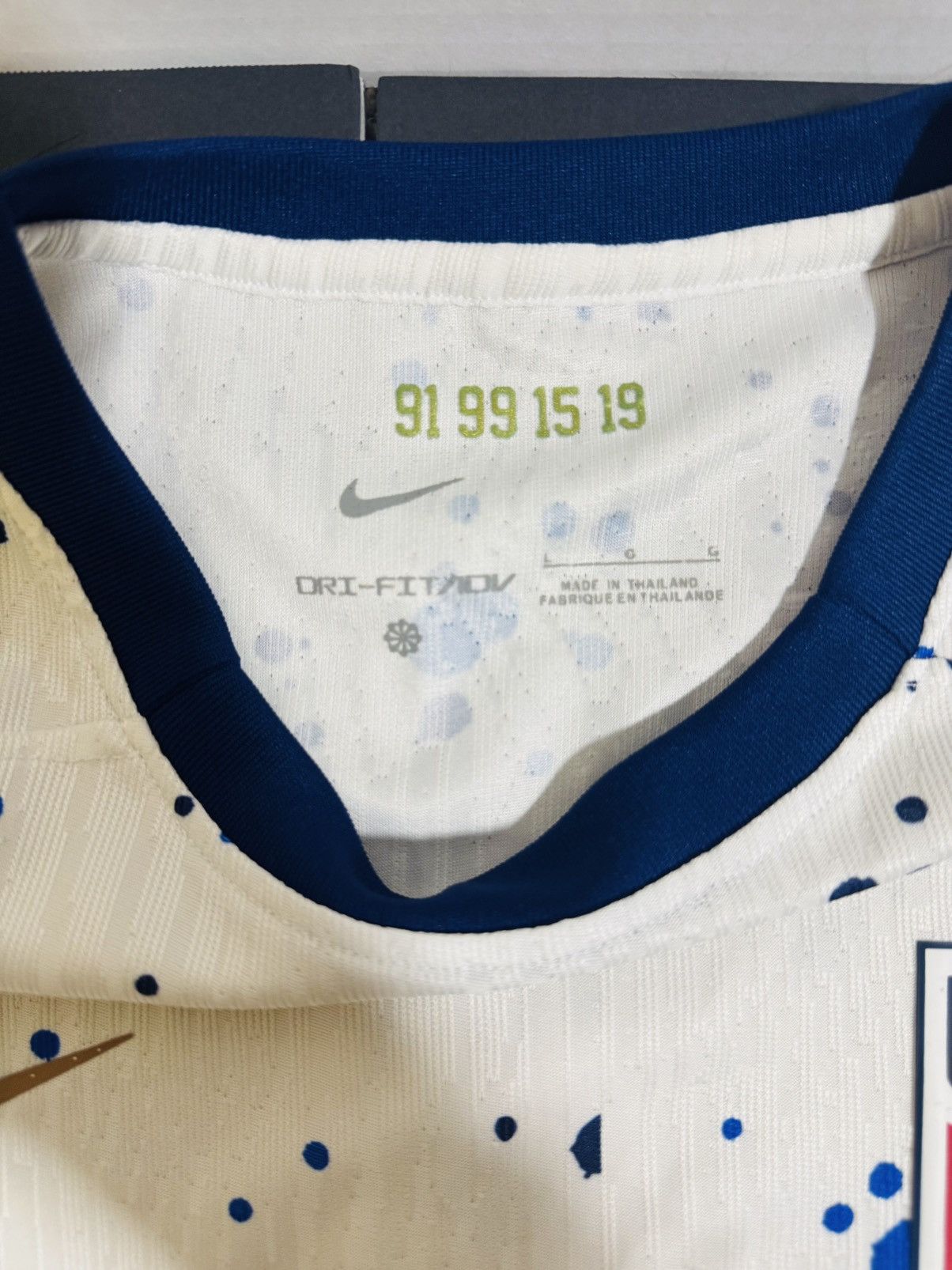 Nike Nike USMNT white and blue soccer jersey Size US L / EU 52-54 / 3 - 2 Thumbnail