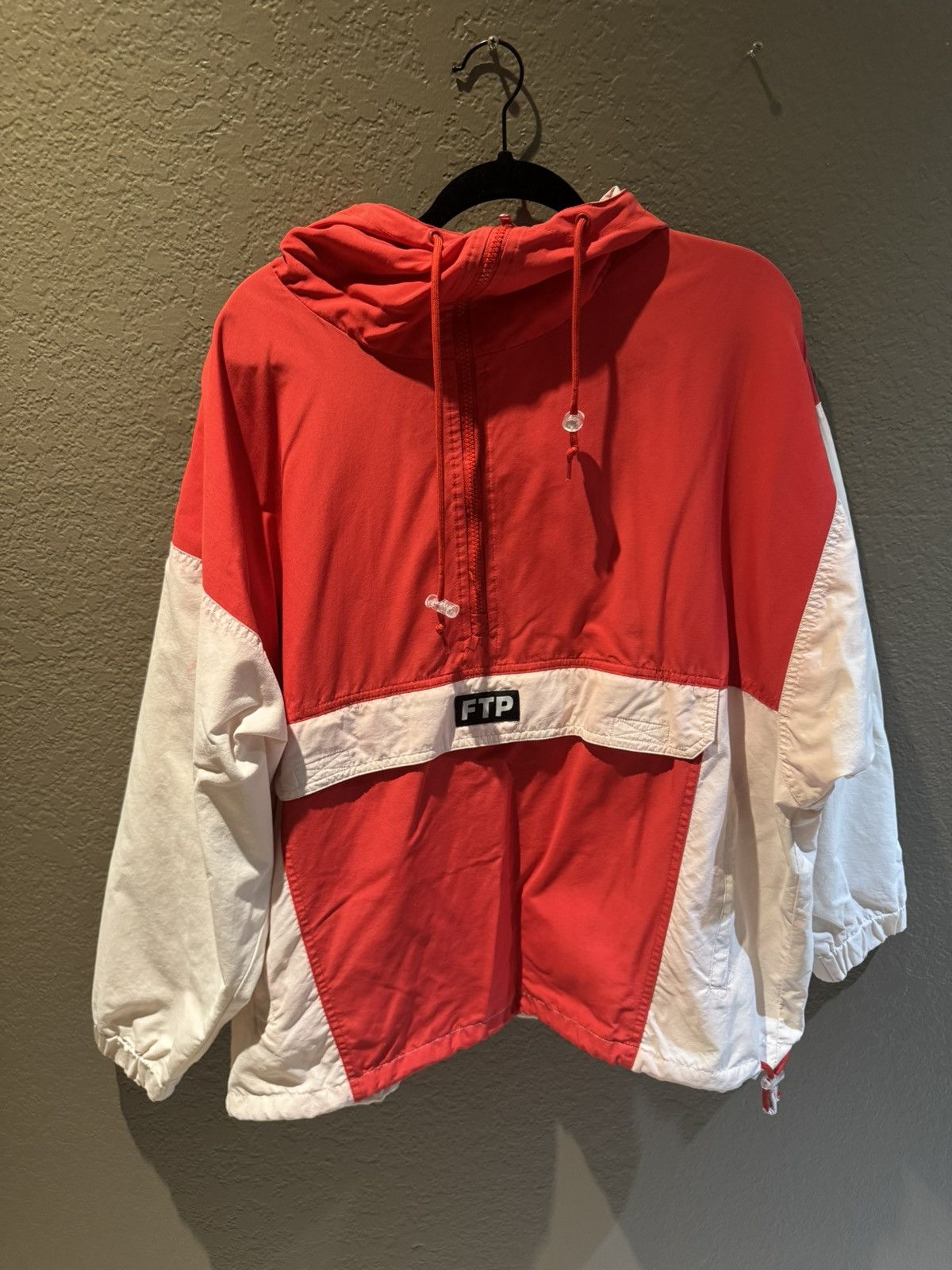 Fuck The Population White/Red FTP Fuck the Population Color Block Anorak Medium Size US M / EU 48-50 / 2 - 1 Thumbnail
