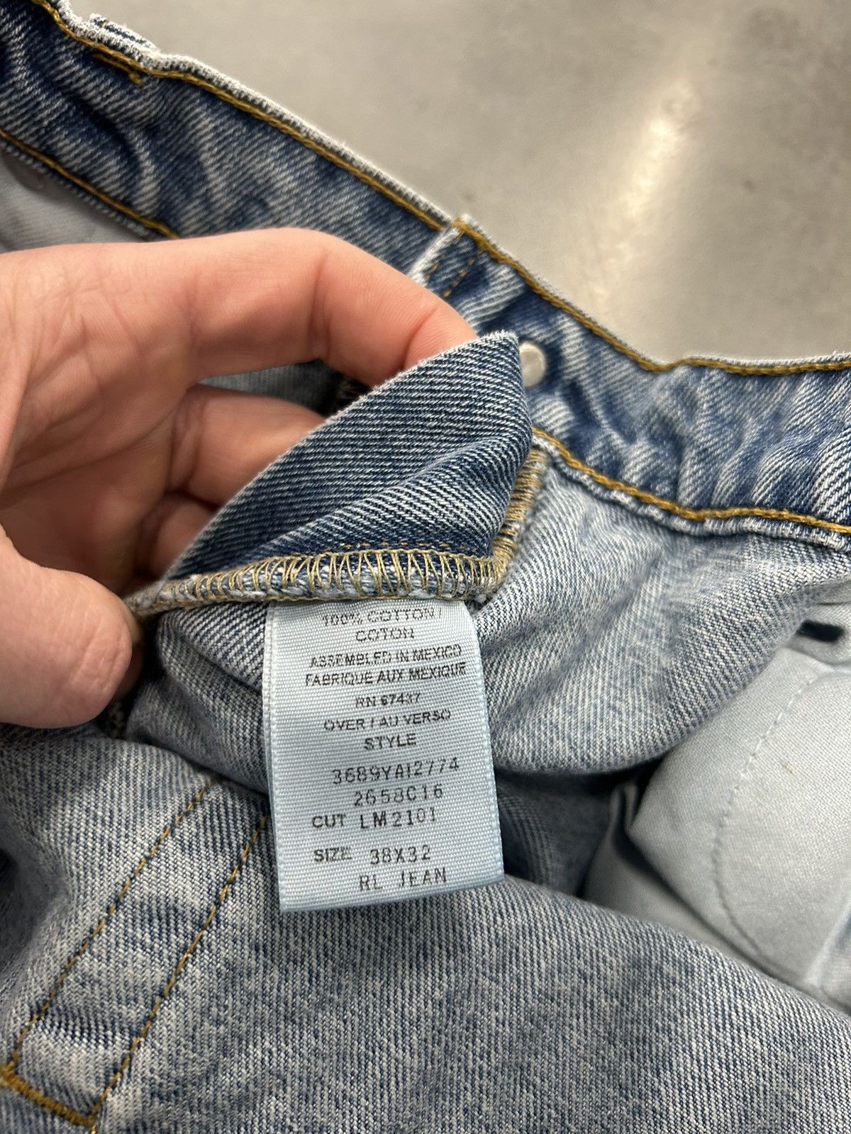 Polo Ralph Lauren × Vintage Vintage Polo Jeans Size US 38 / EU 54 - 5 Thumbnail