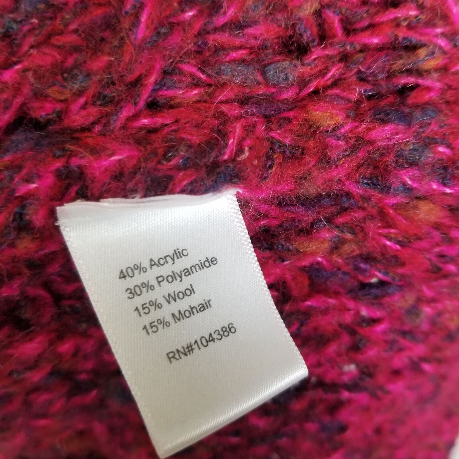 Arnette Garnet Hill Womens Wool Mohair Cardigan Sweater Snap Size M Size M / US 6-8 / IT 42-44 - 7 Thumbnail
