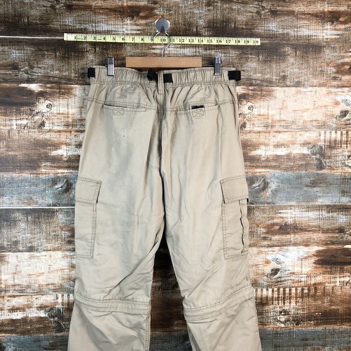 Japanese Brand Anti Label Brown Cargo Multipocket Pants #A2422 Size US 31 - 16 Thumbnail