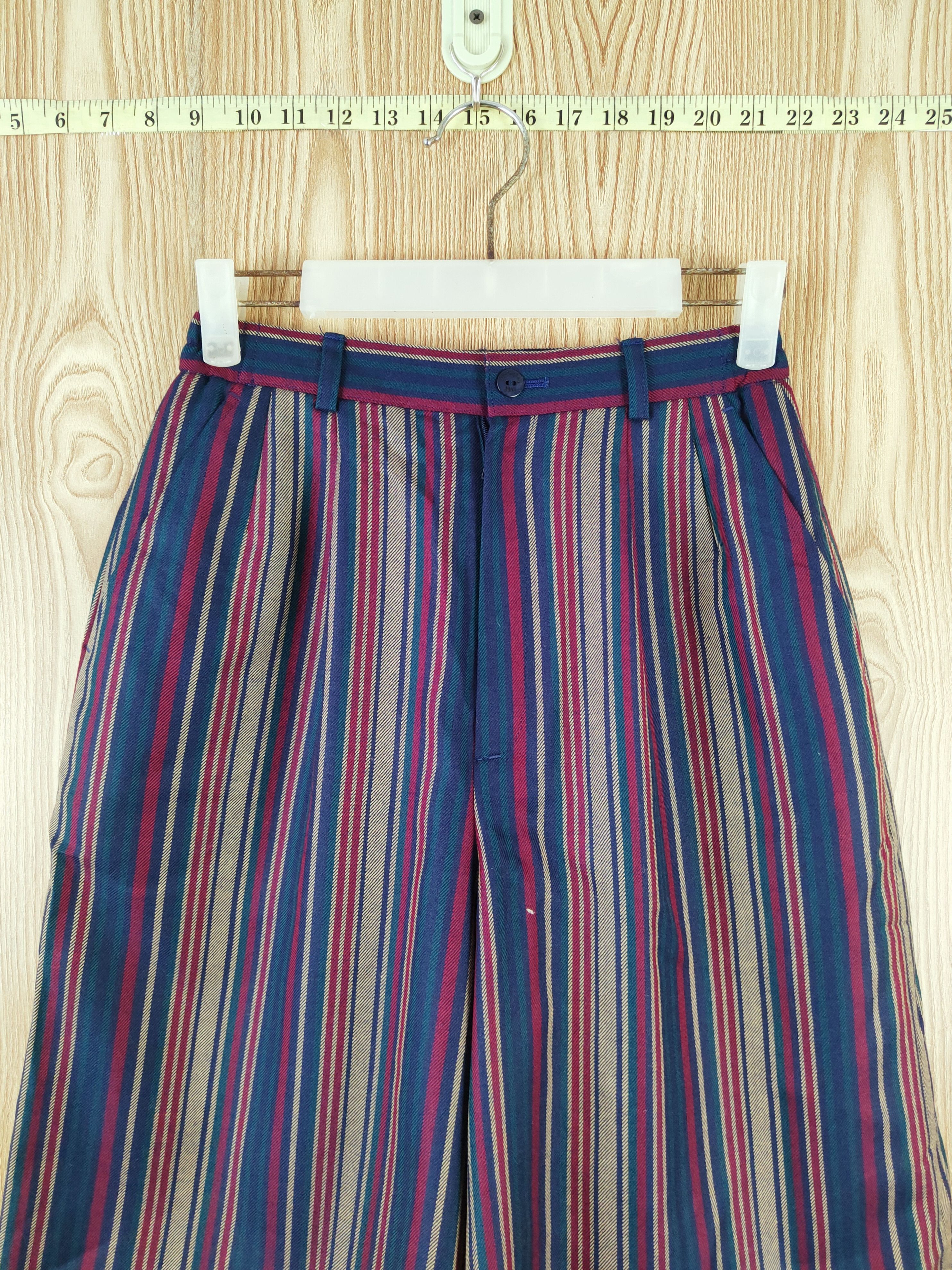 Burberry Burberrys Dark Blue Stripe Multipocket Short Pants #W389 Size 25" / US 0 / IT 36 - 15 Thumbnail