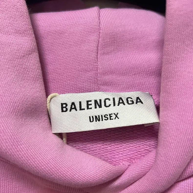 Balenciaga Balenciaga Pink Reversed Logo Embroidery Hoodie Size US XS / EU 42 / 0 - 3 Thumbnail
