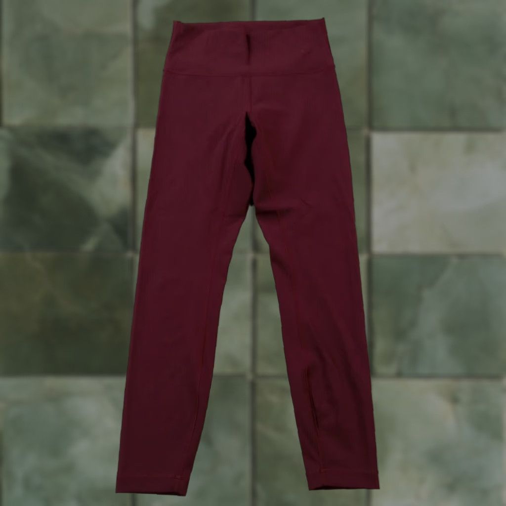 Lululemon Lululemon Leggings Womens Size 6 Red Running Yoga Compression Stretch Comfort Size 28" / US 6 / IT 42 - 1 Thumbnail