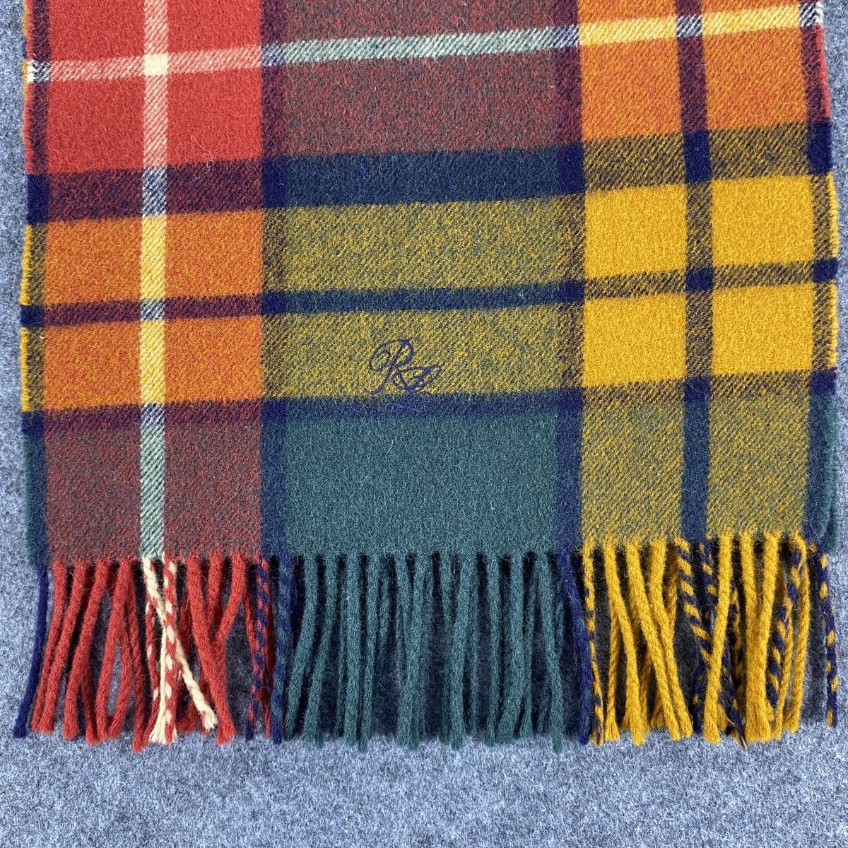 Ralph Lauren × Vintage Ralph Lauren Scarf # Muffler # Neckwear # D645 Size ONE SIZE - 4 Thumbnail