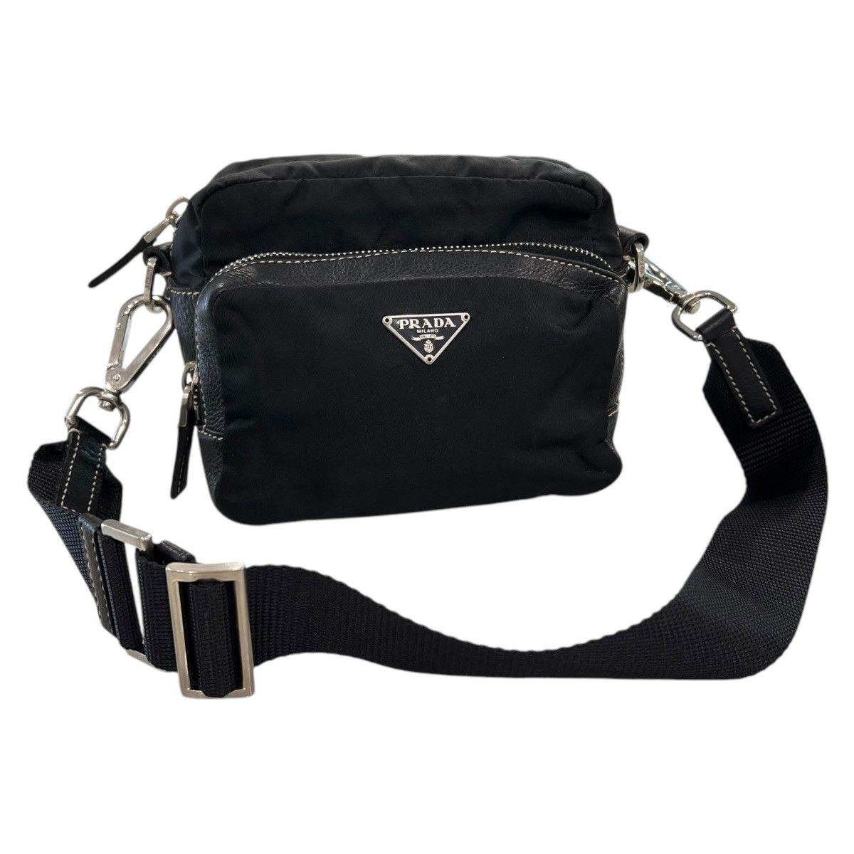 Prada Prada Tessuto Nylon Mini Shoulder Bag Size ONE SIZE - 2 Thumbnail