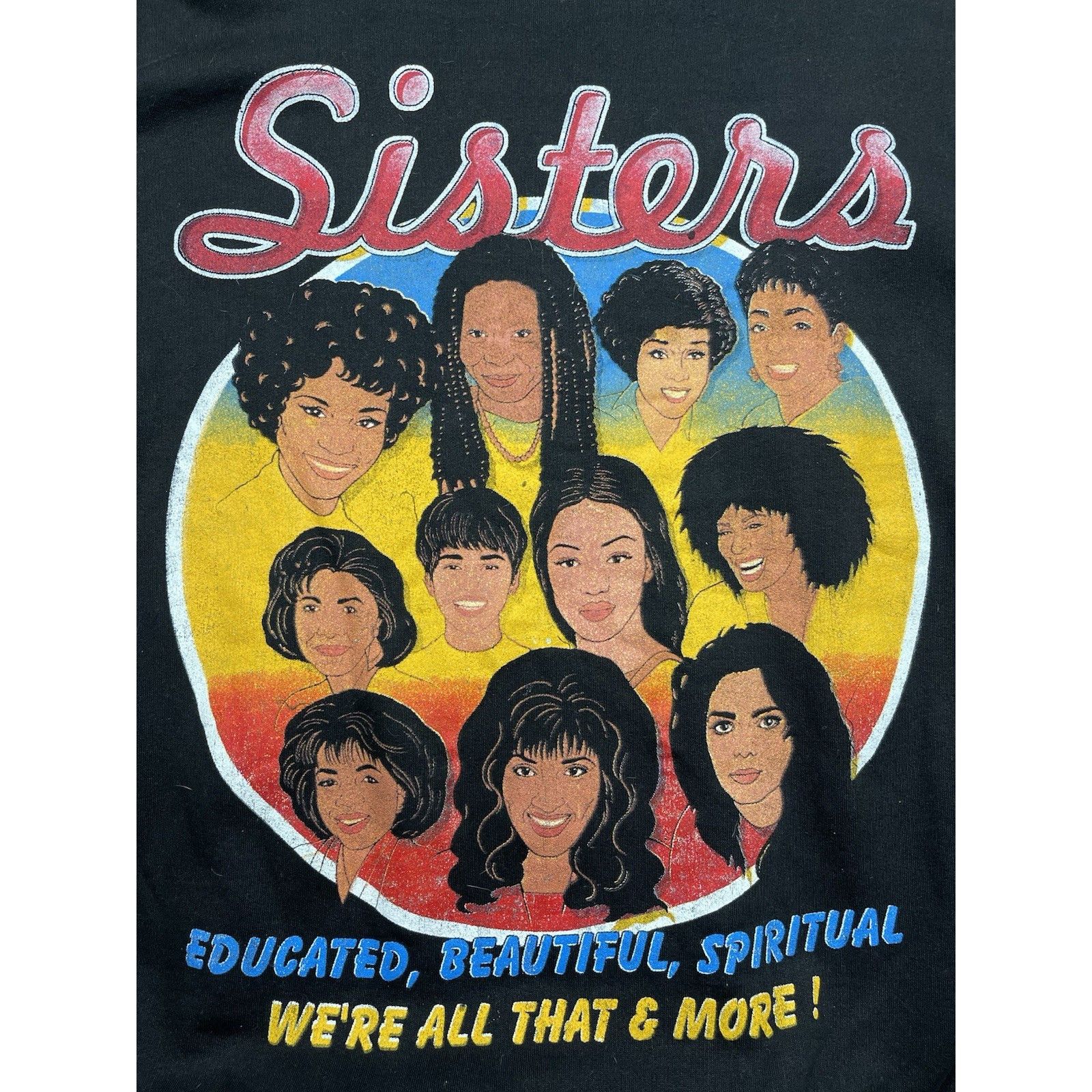 Other Vintage 1997 Million Woman March Sweatshirt Sisters Black Hi Size US XL / EU 56 / 4 - 9 Thumbnail
