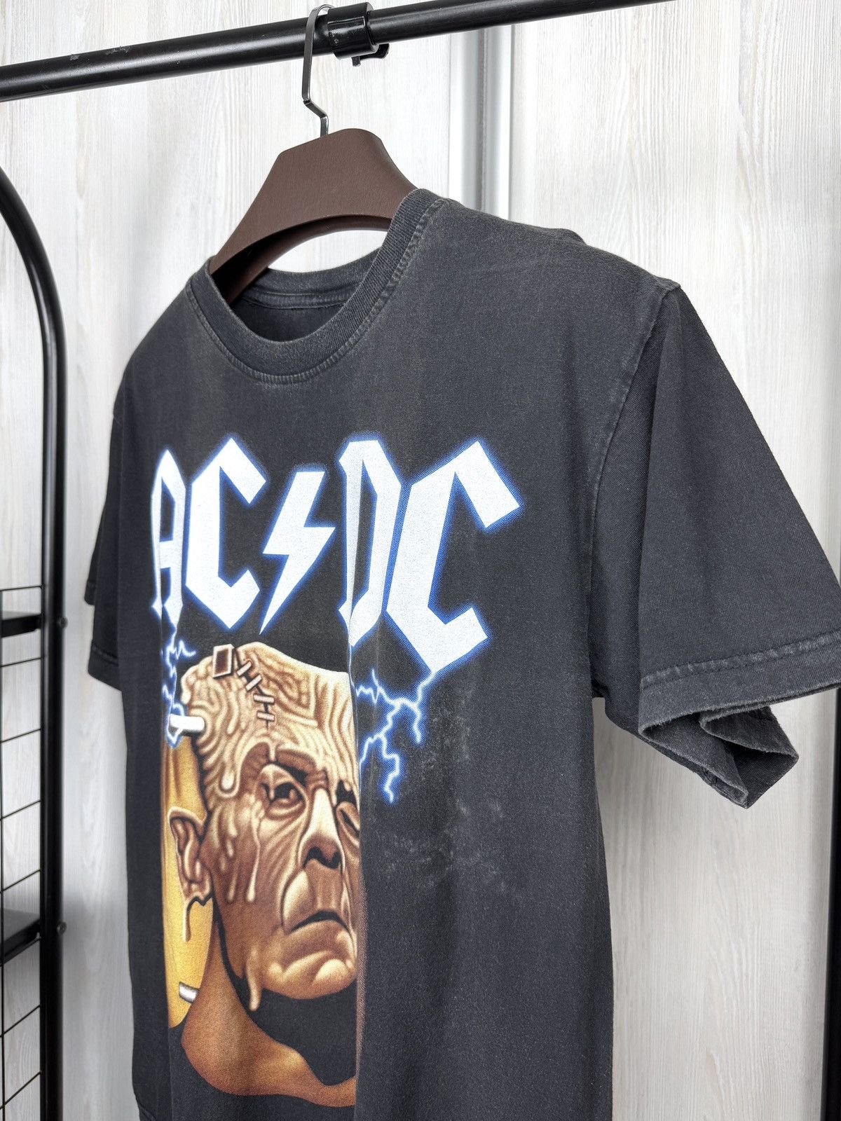 AC/DC VINTAGE 90s AC/DC "MELTDOWN FRANKENSTEIN'S MONSTER" BAND Tee Size US L / EU 52-54 / 3 - 5 Thumbnail