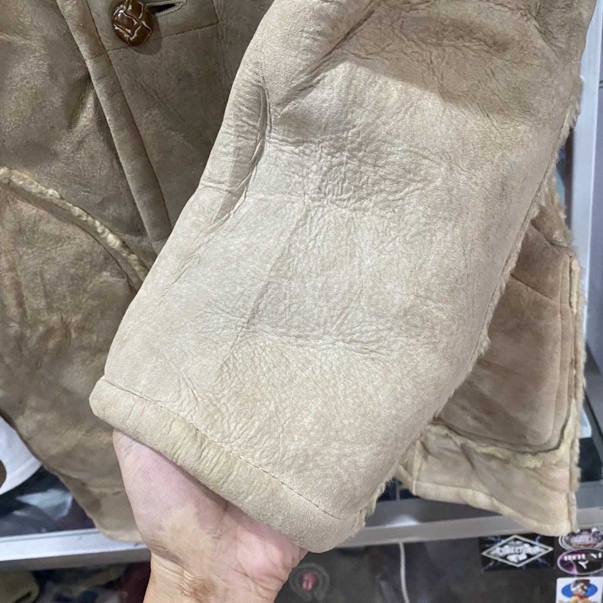Schott Vintage Schott Sheepskin Shearling Jacket Coat Leather Size US S / EU 44-46 / 1 - 7 Thumbnail