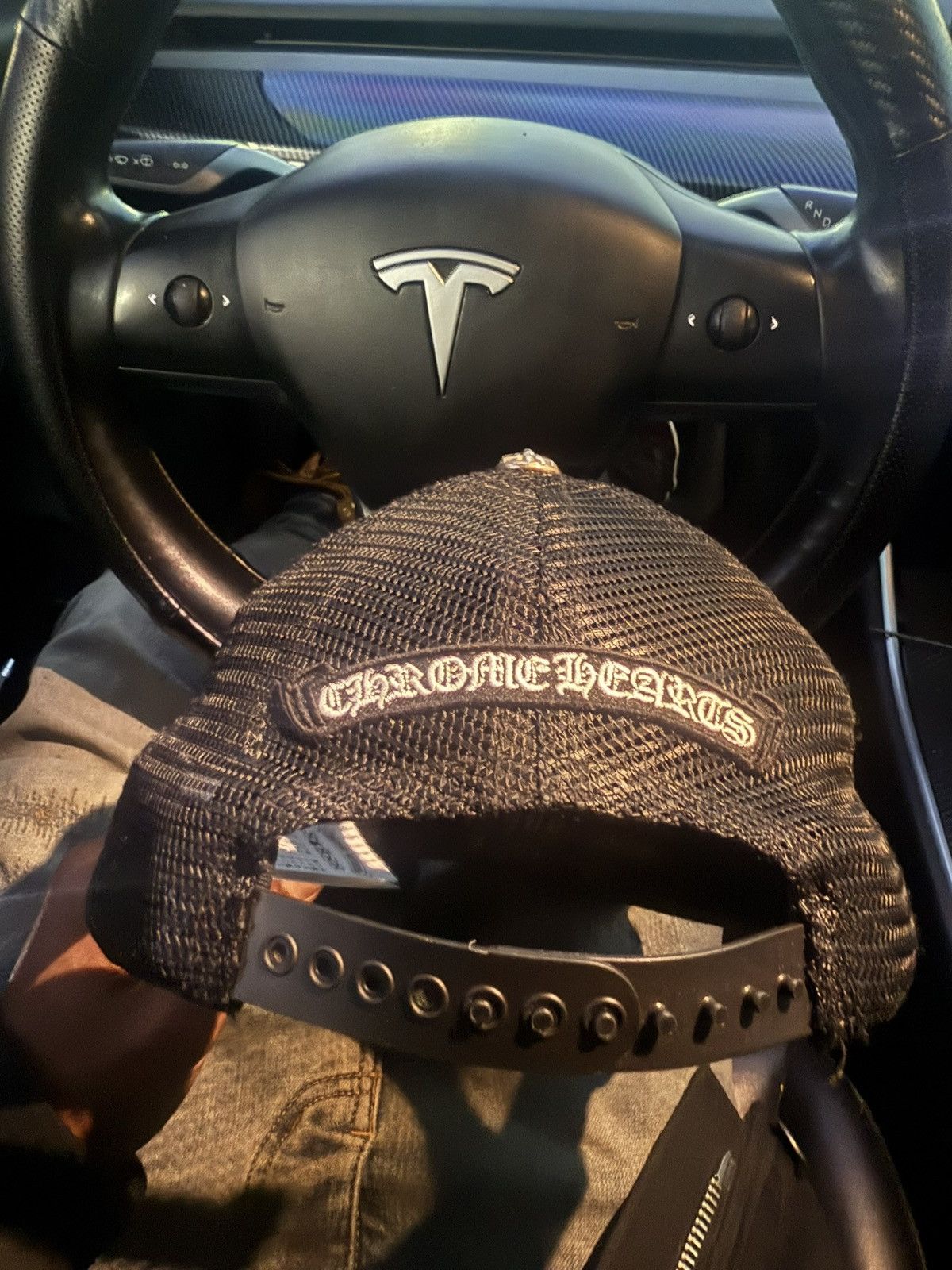 Chrome Hearts CHROME HEART TRIPLE CROSS HOLLYWOOD TRUCKER Size ONE SIZE - 4 Thumbnail