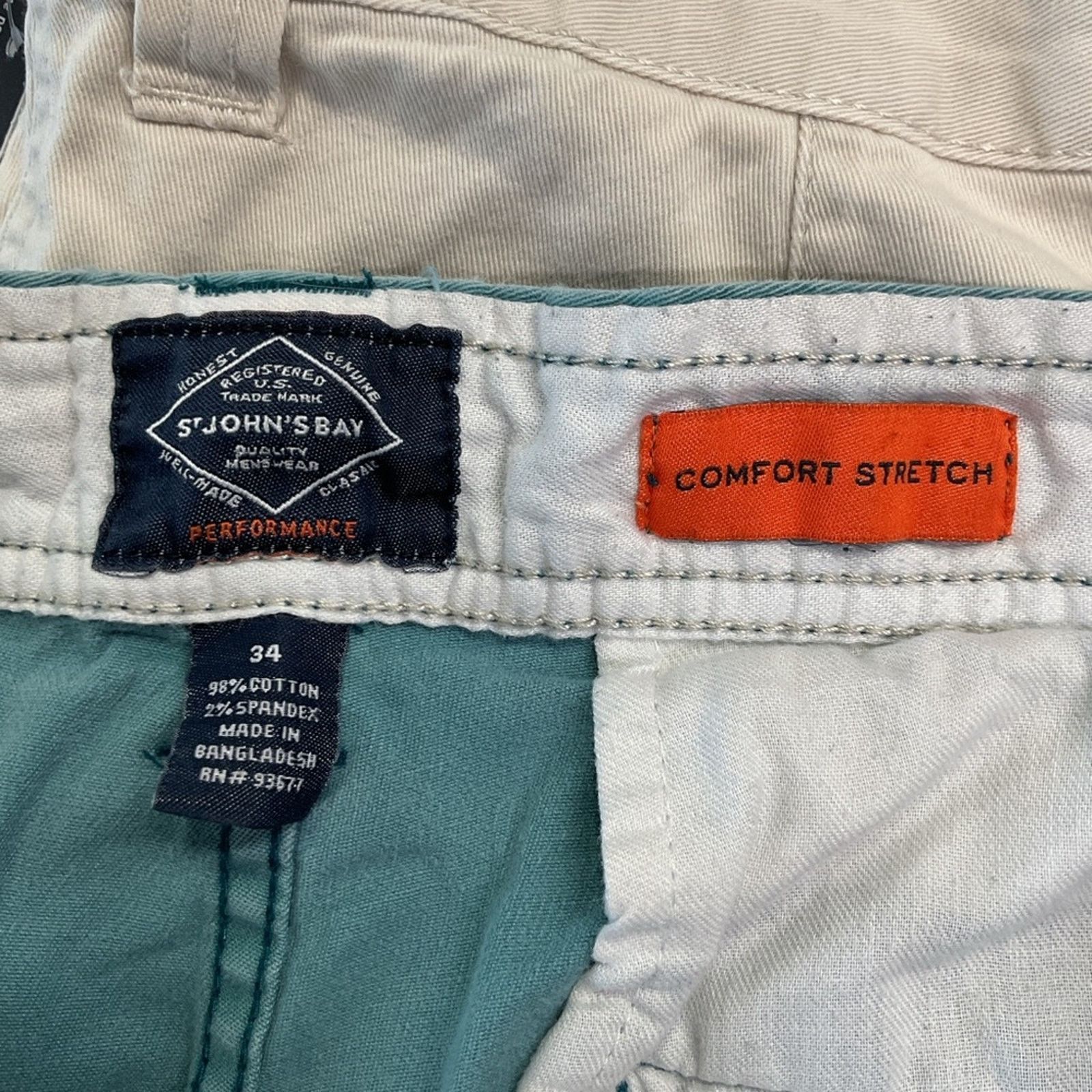 St. Johns Bay St. John’s Bay Comfort fit Blue Cotton Shorts size 34 Size US 34 / EU 50 - 3 Thumbnail