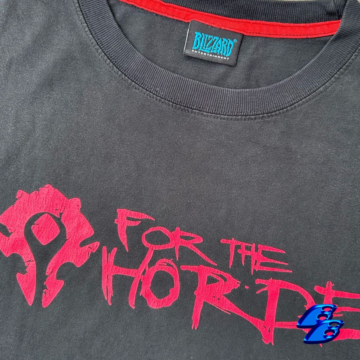 Anime Blizzard For The Horde World WarCraft Official tee Size US L / EU 52-54 / 3 - 4 Thumbnail