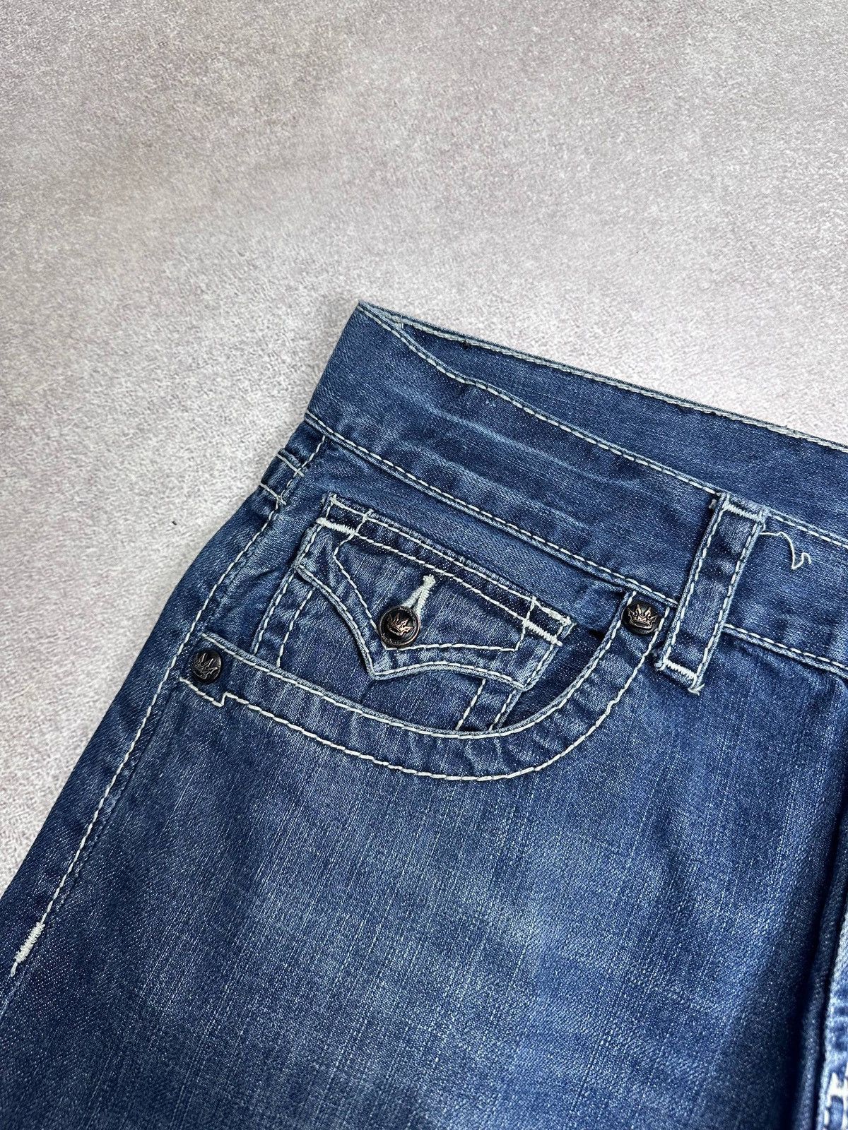 JNCO Vintage 90s JNCO Jeans Y2K Embroidery Baggy Flared Jeans 36 Size US 36 / EU 52 - 6 Thumbnail