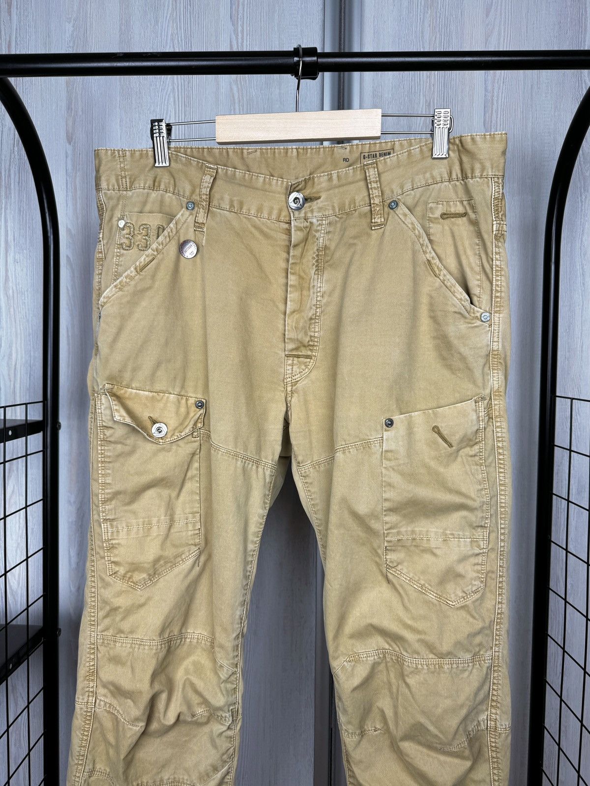 G-Star G-Star Raw General 5620 Tapered Double Knee Cargo pants Size US 34 / EU 50 - 3 Thumbnail