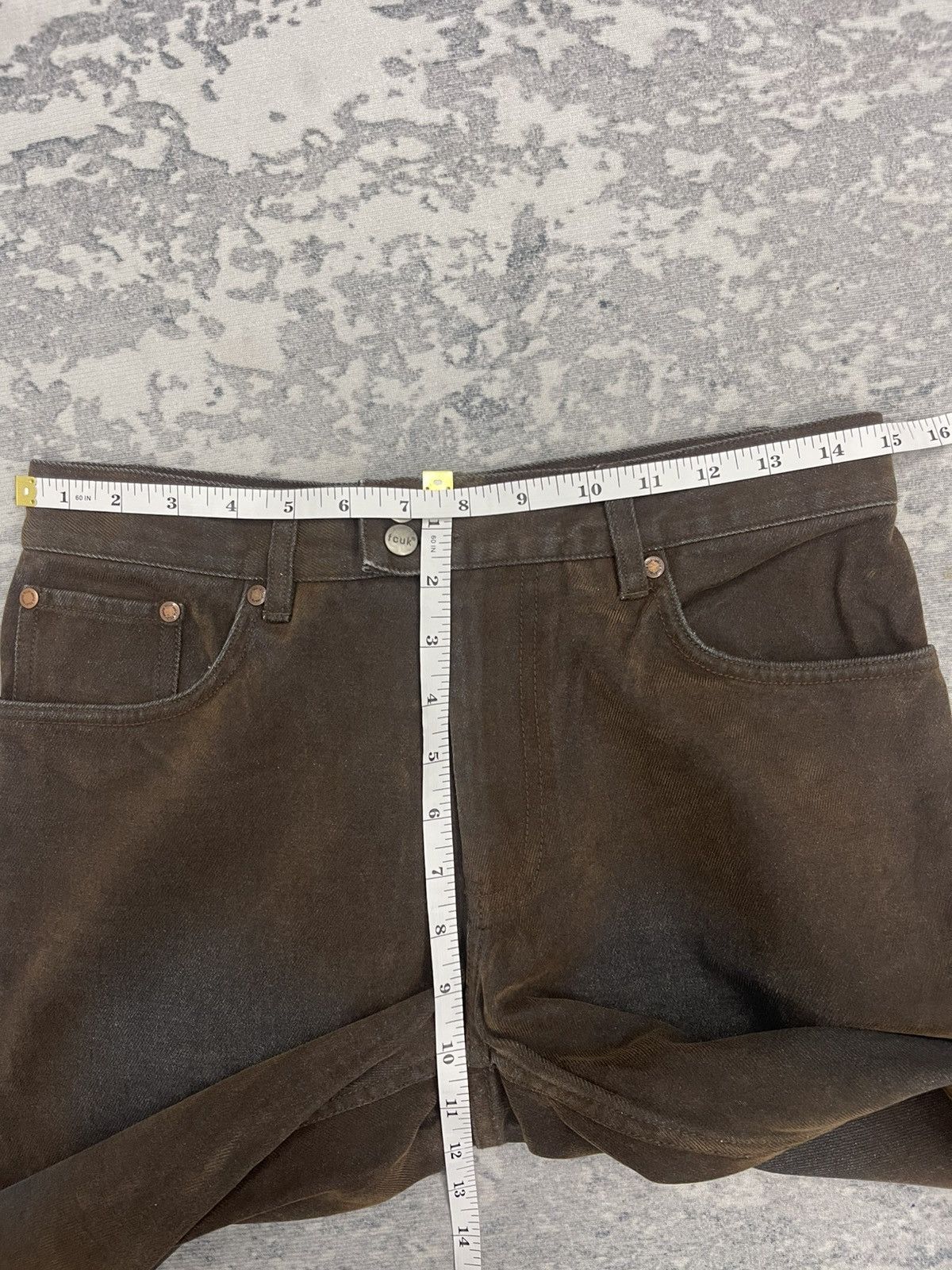 FCUK FCUK Flared Denim Pants Size US 28 / EU 44 - 20 Thumbnail