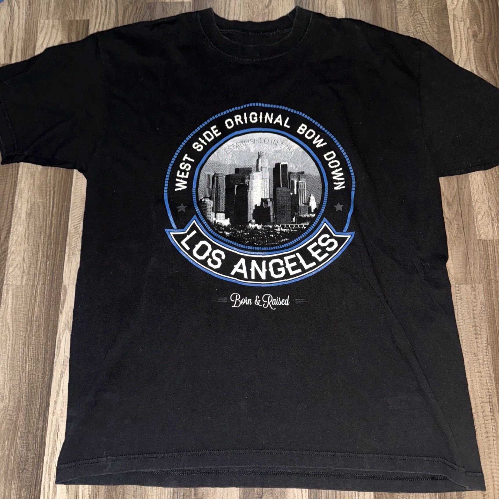 Sol Angeles VINTAGE West Side Connection Los Angeles Bow Down T-Shirt Black XL 24x32 Born & Raised Angelen's Men XL Black Bow Down Shirt 90s? Size US XL / EU 56 / 4 - 2 Thumbnail