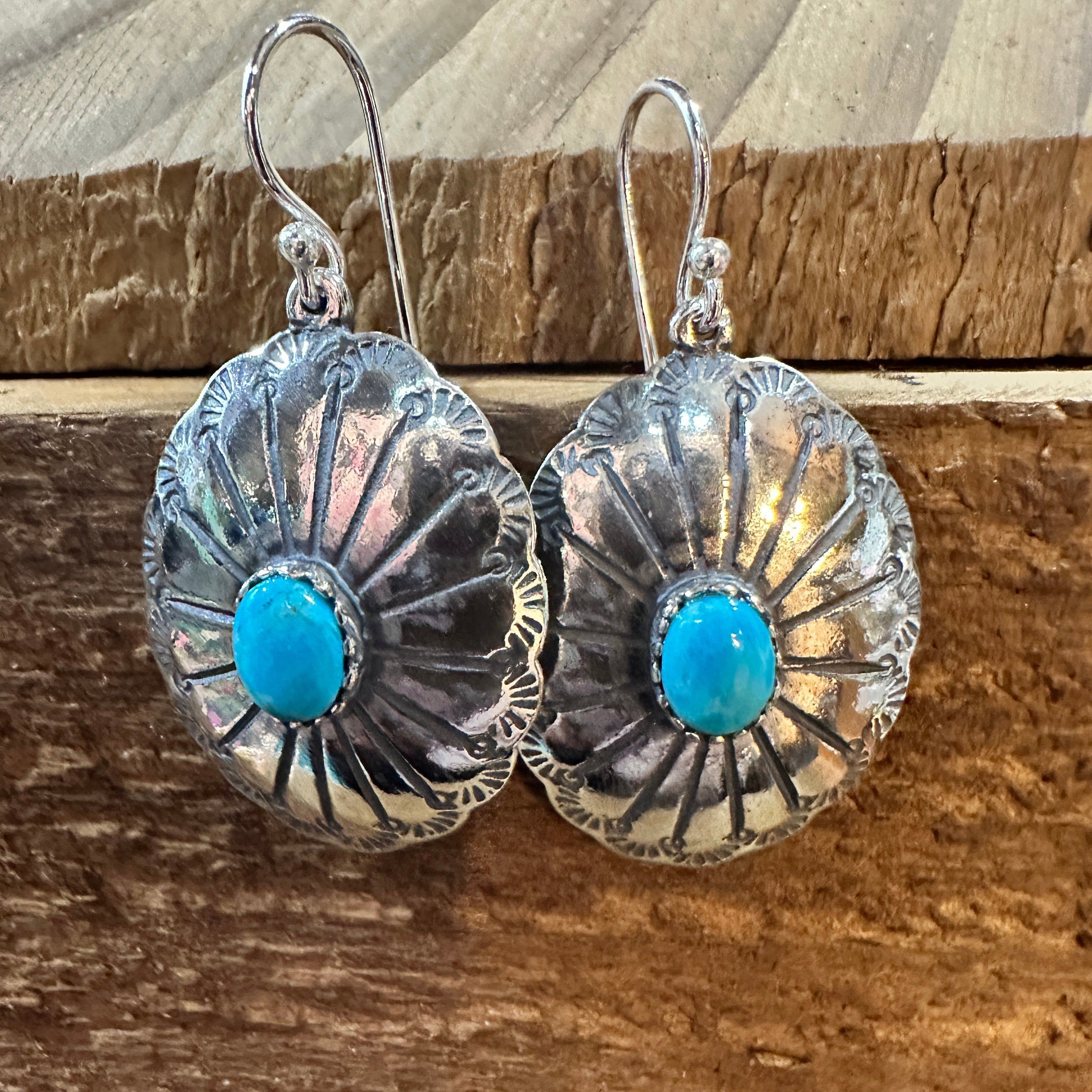 Other Turquoise Dreamcatcher Earrings in Sterling Silver Size ONE SIZE - 3 Thumbnail