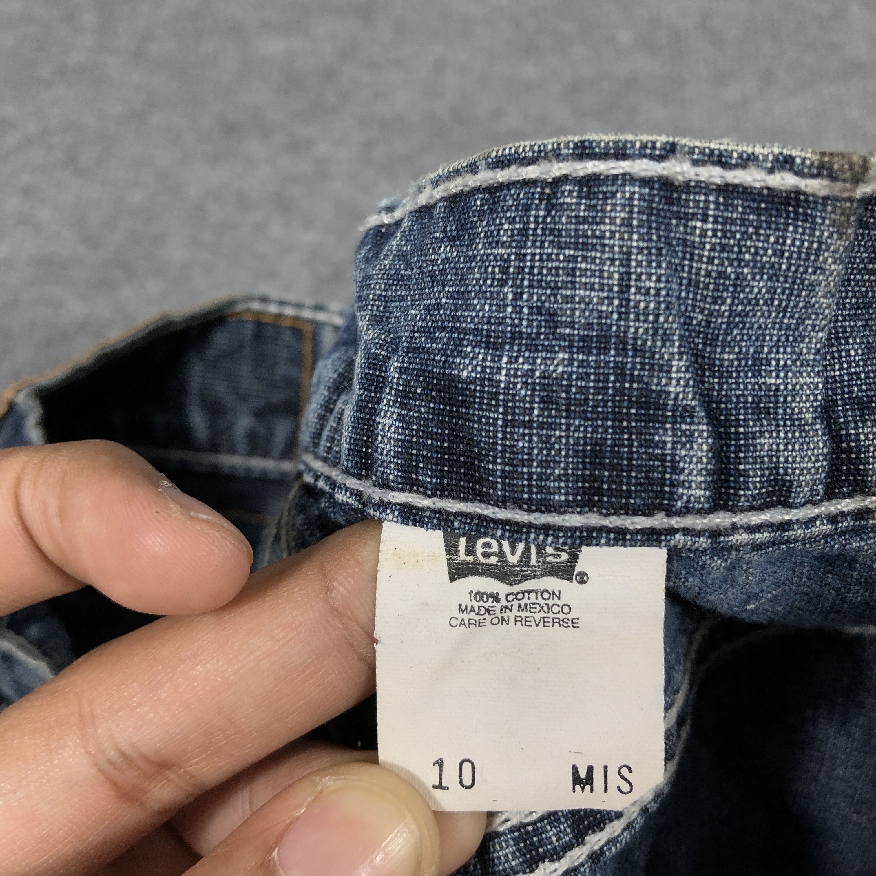 Levi's × Vintage Womens 90s Vintage Levis 577 Jeans Short Pants L871W Size 31" - 7 Thumbnail