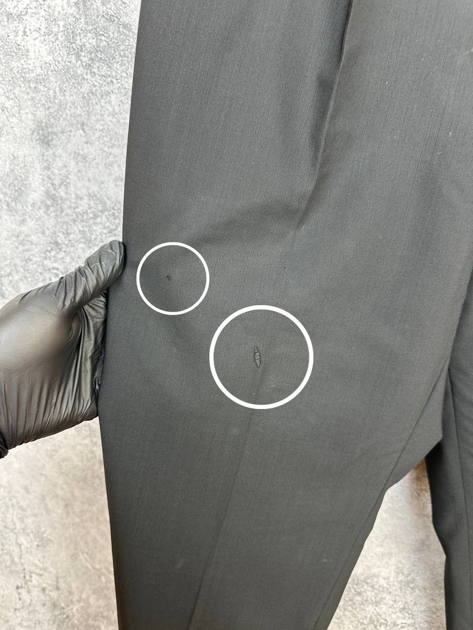 Yves Saint Laurent Yves Saint Laurent Pour Homme Black Wool Suit Made in France Size 42R - 23 Thumbnail