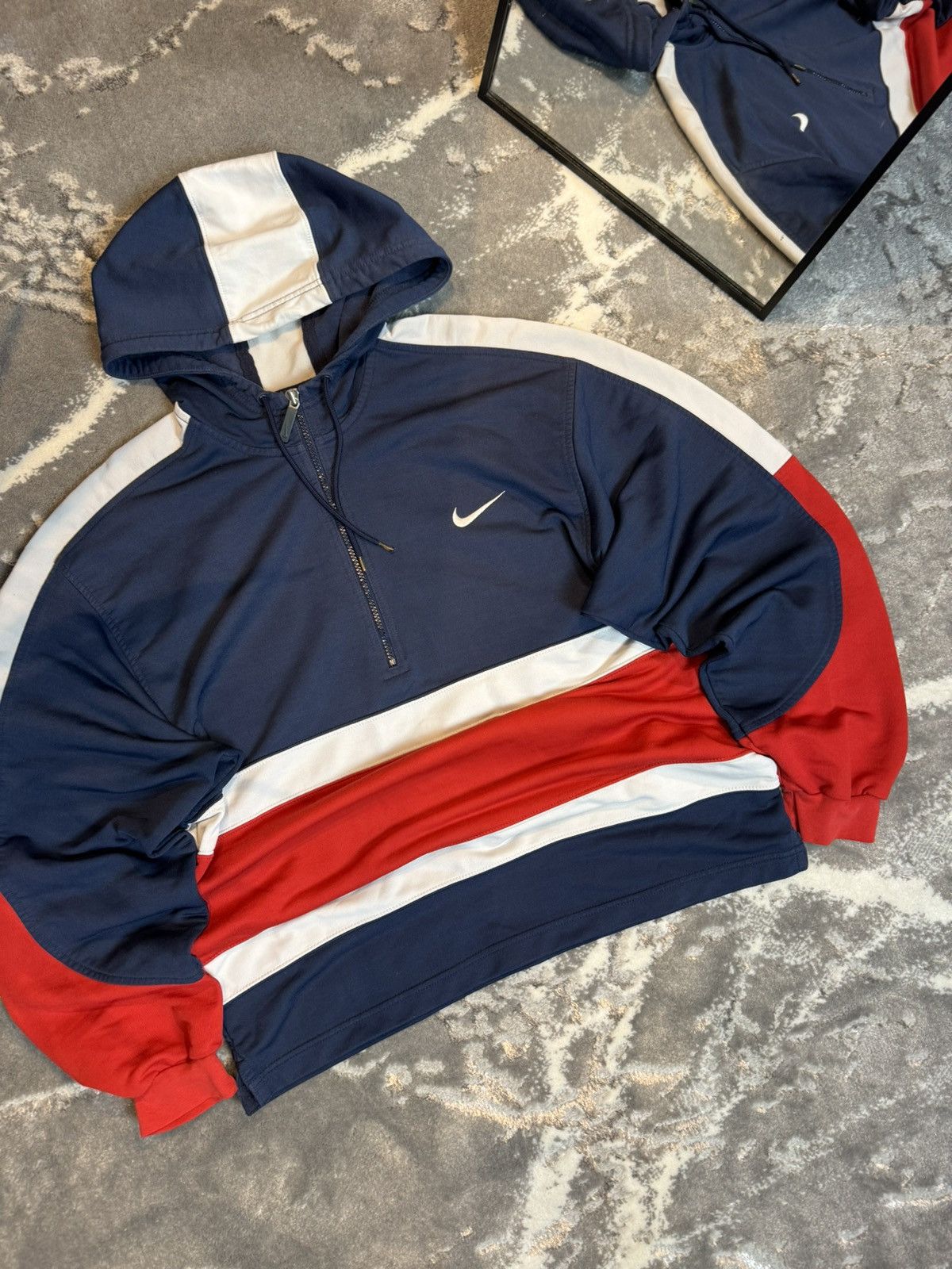 90s Nike Vintage Big Logo Oversize Hoodie Zip Anorak
