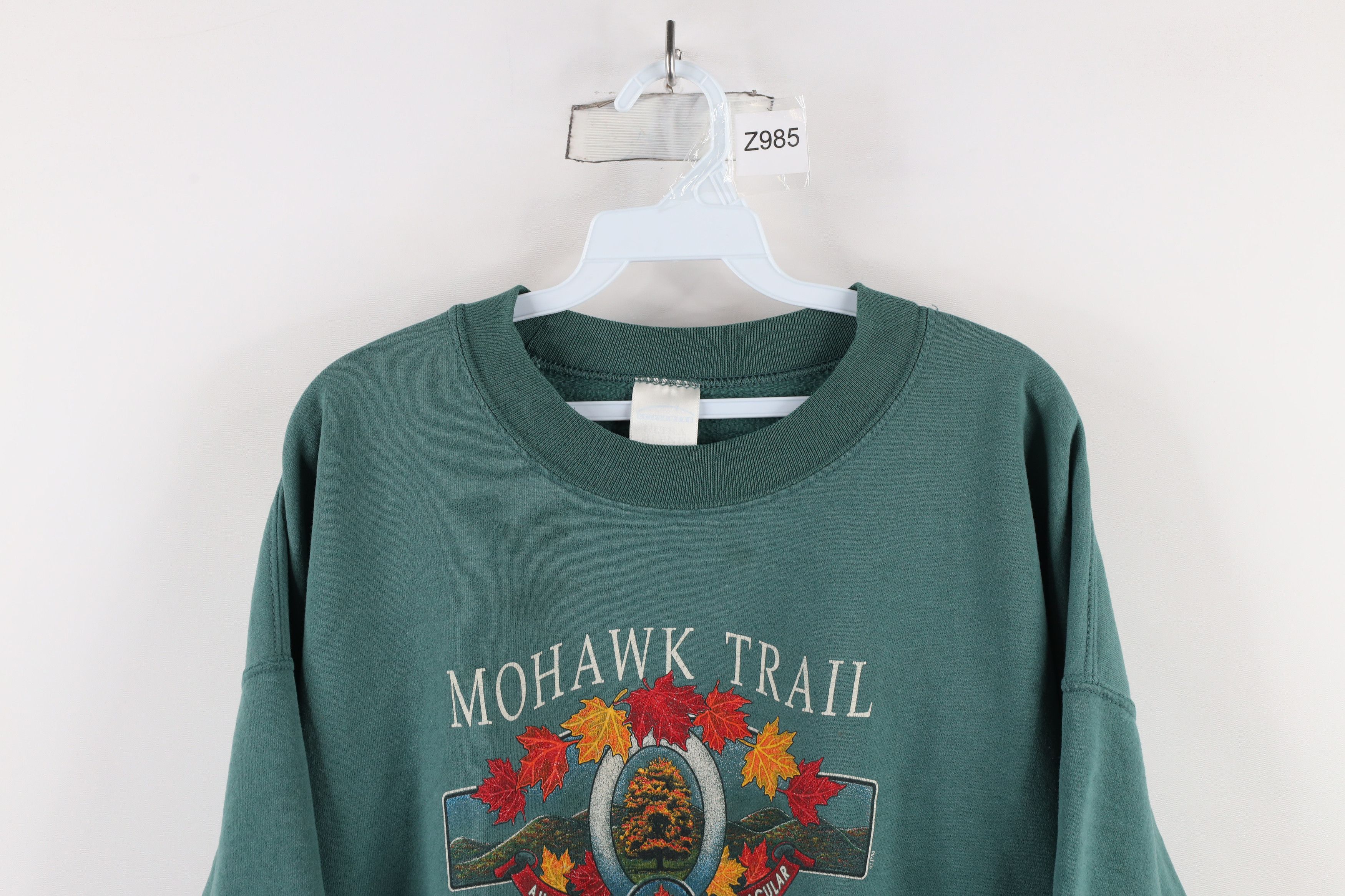 Vintage Vintage 90s Streetwear Trail Autumn Crewneck Sweatshirt Size US XL / EU 56 / 4 - 2 Thumbnail