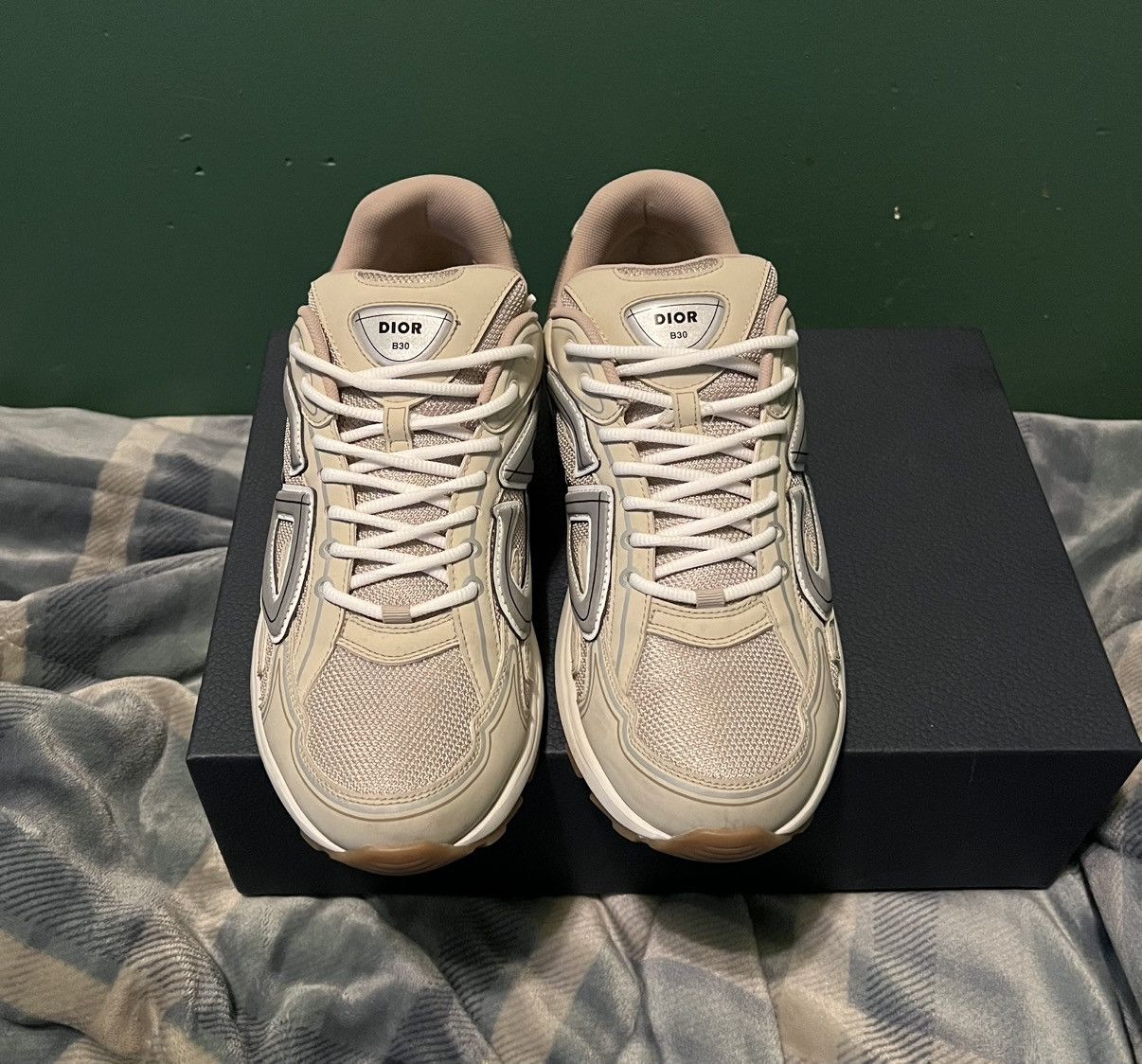 Dior Dior B30 Cream Beige White Size 45 Sneakers Size US 12 / EU 45 - 2 Thumbnail