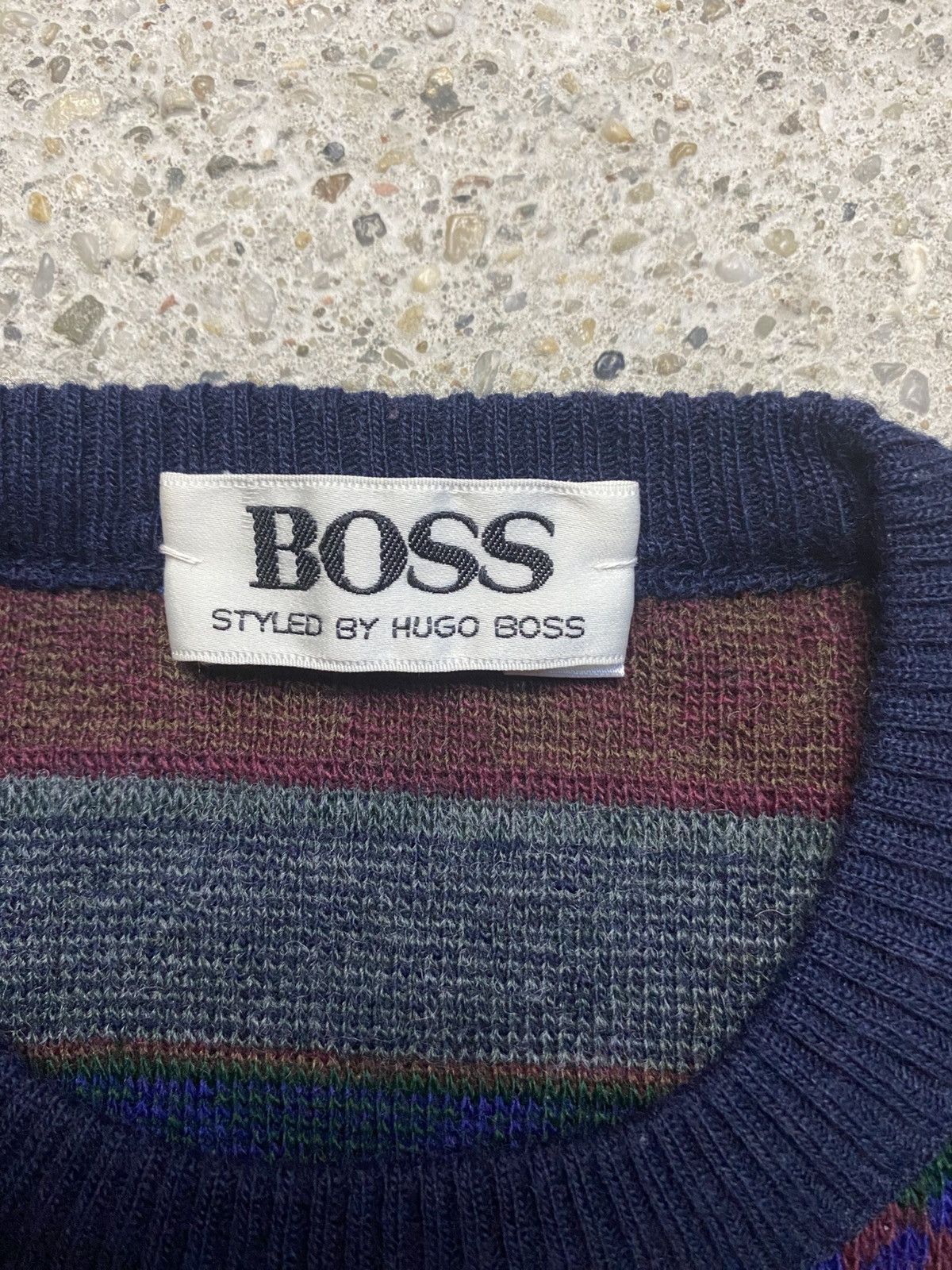 Hugo Boss Hugo boss vintage knitwear sweater italy grandpa retro Size US XL / EU 56 / 4 - 4 Thumbnail