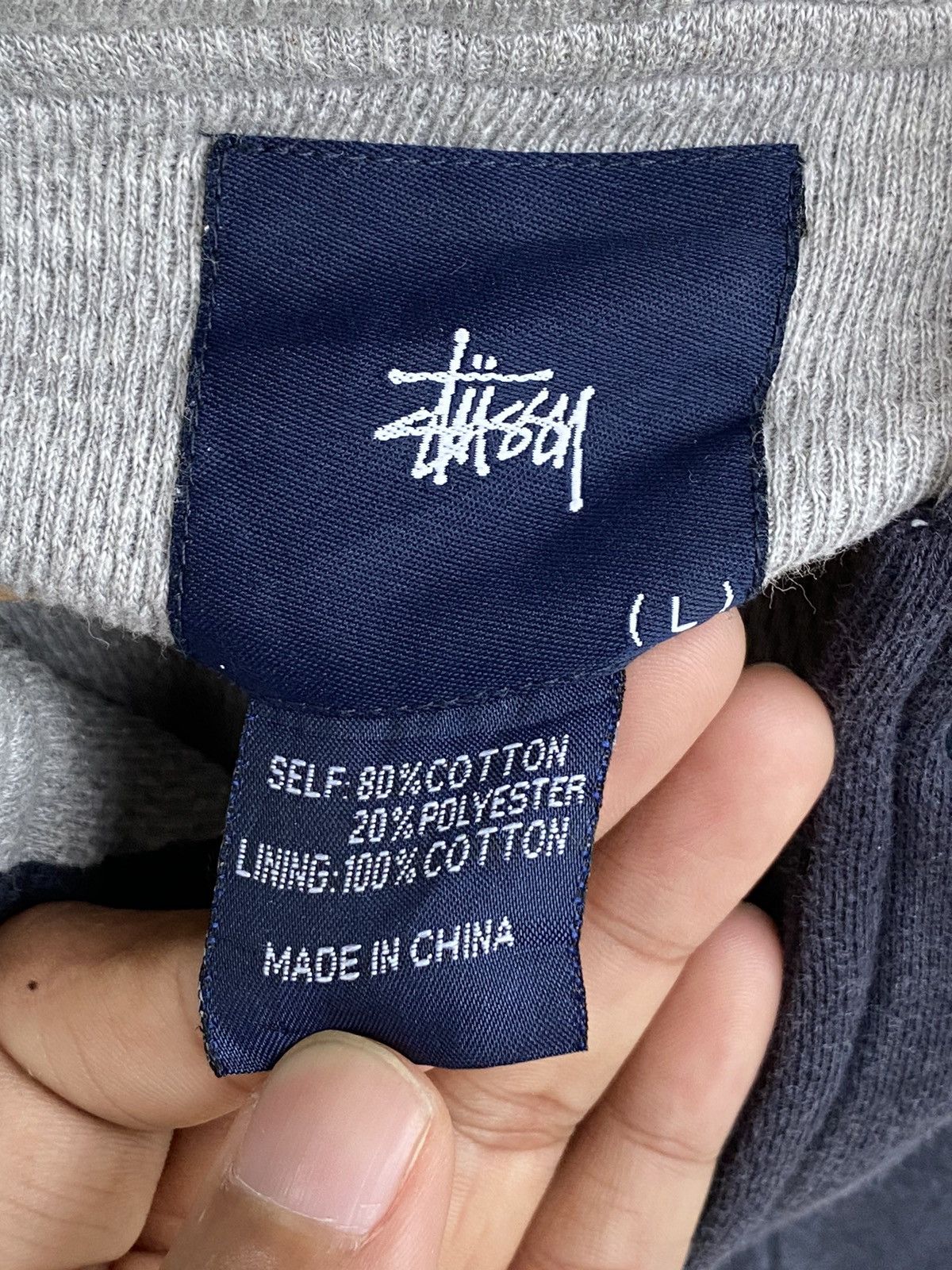 Stussy × Vintage Vintage OG Stussy Varsity Hoodies / Travis Flacko Scott Size US L / EU 52-54 / 3 - 3 Thumbnail