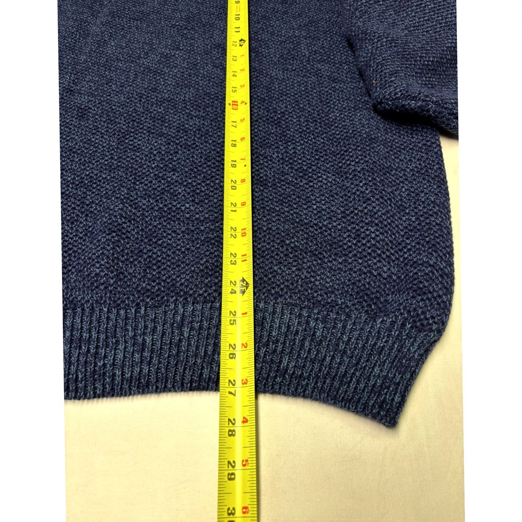 Eddie Bauer VINTAGE Eddie Bauer Mens Sweater Crewneck Knit Heavyweight Indigo Blue L Size US L / EU 52-54 / 3 - 4 Thumbnail