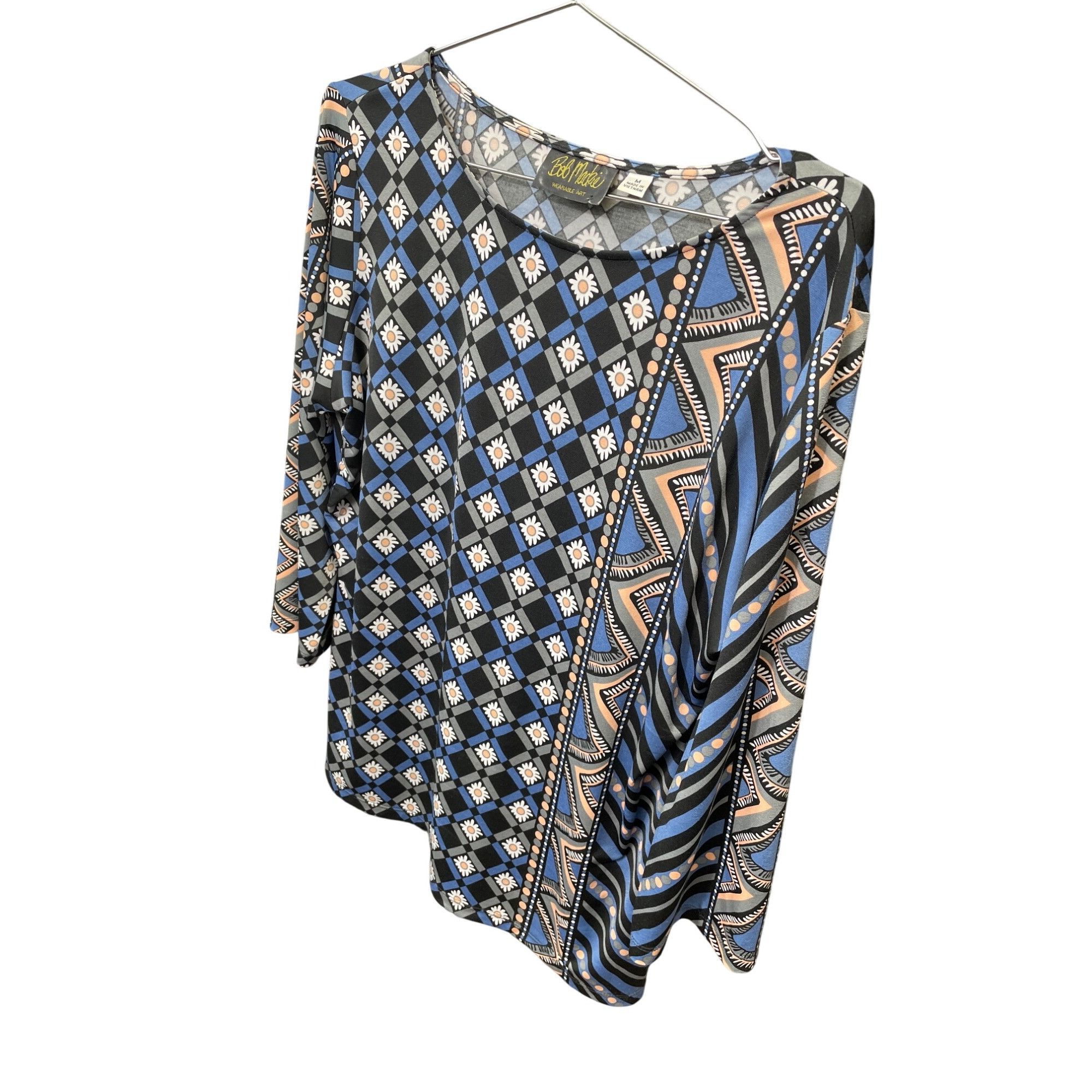 Bob Mackie Bob Mackie Wearable Art Womens Flor Long Sleeve Blouse SKU 9 Size M / US 6-8 / IT 42-44 - 11 Thumbnail