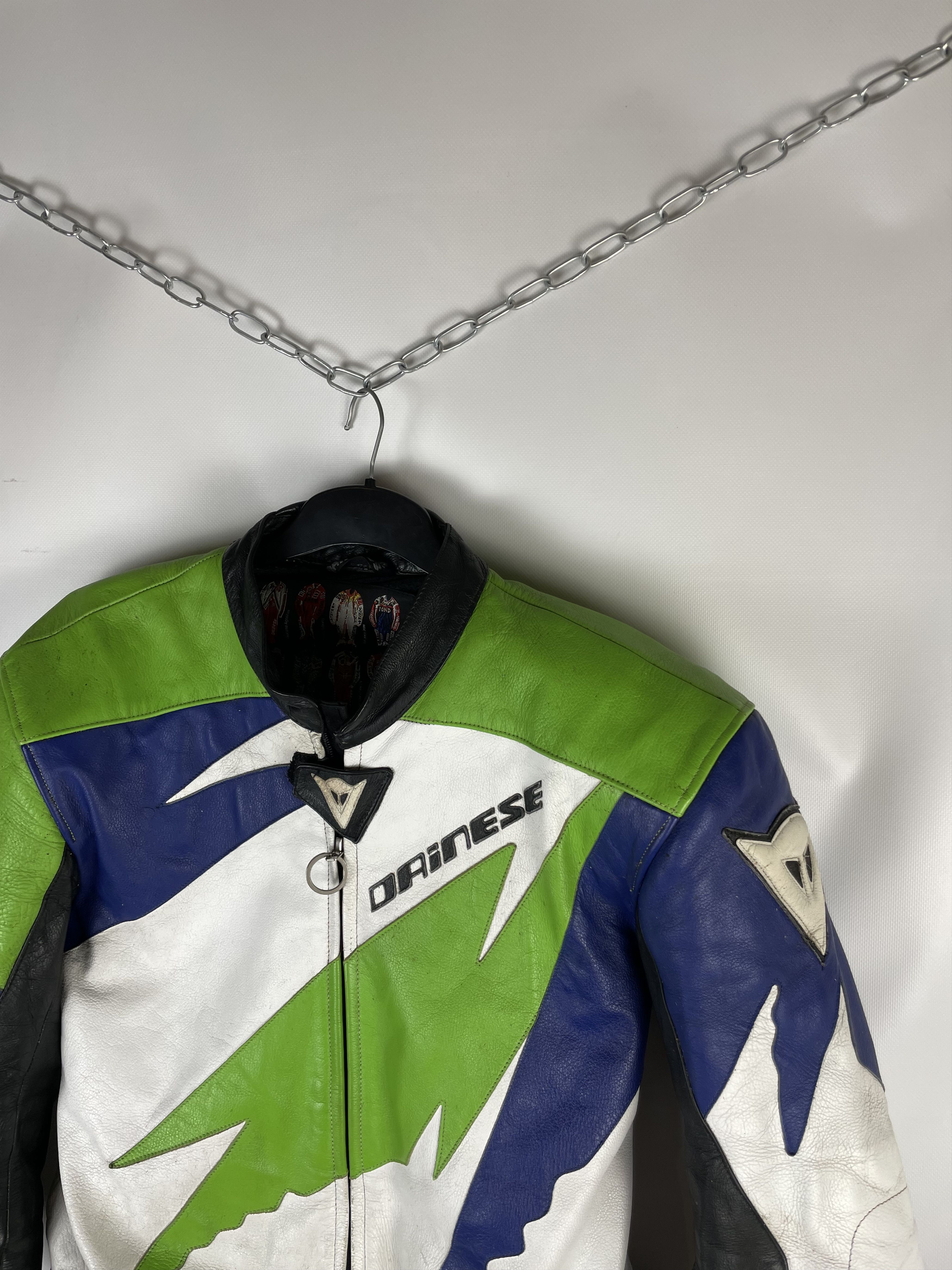 Dainese VINTAGE DAINESE LEATHER JACKET MOTO BIKE RACING Size US M / EU 48-50 / 2 - 3 Thumbnail