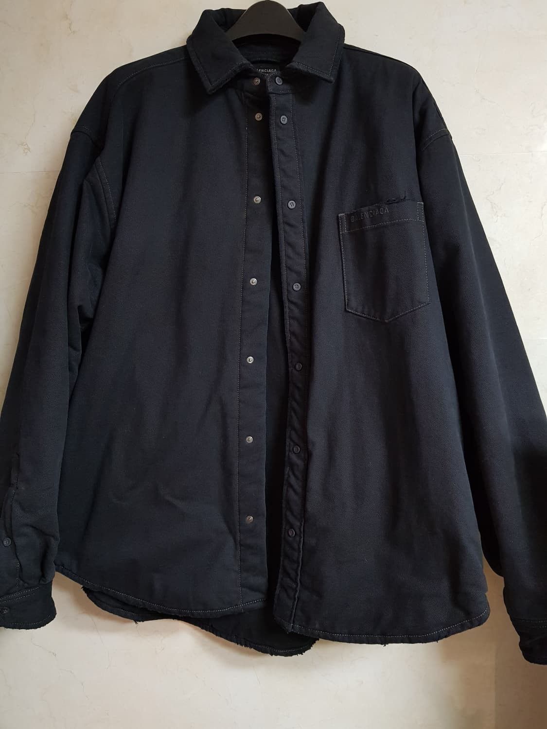 Balenciaga Balenciaga Heavy Padded Denim Jacket Size US M / EU 48-50 / 2 - 1 Thumbnail