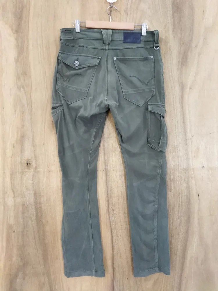 Japanese Brand FIELD CORE STRECTH GREEN CARGO PANTS Size US 32 / EU 48 - 7 Thumbnail