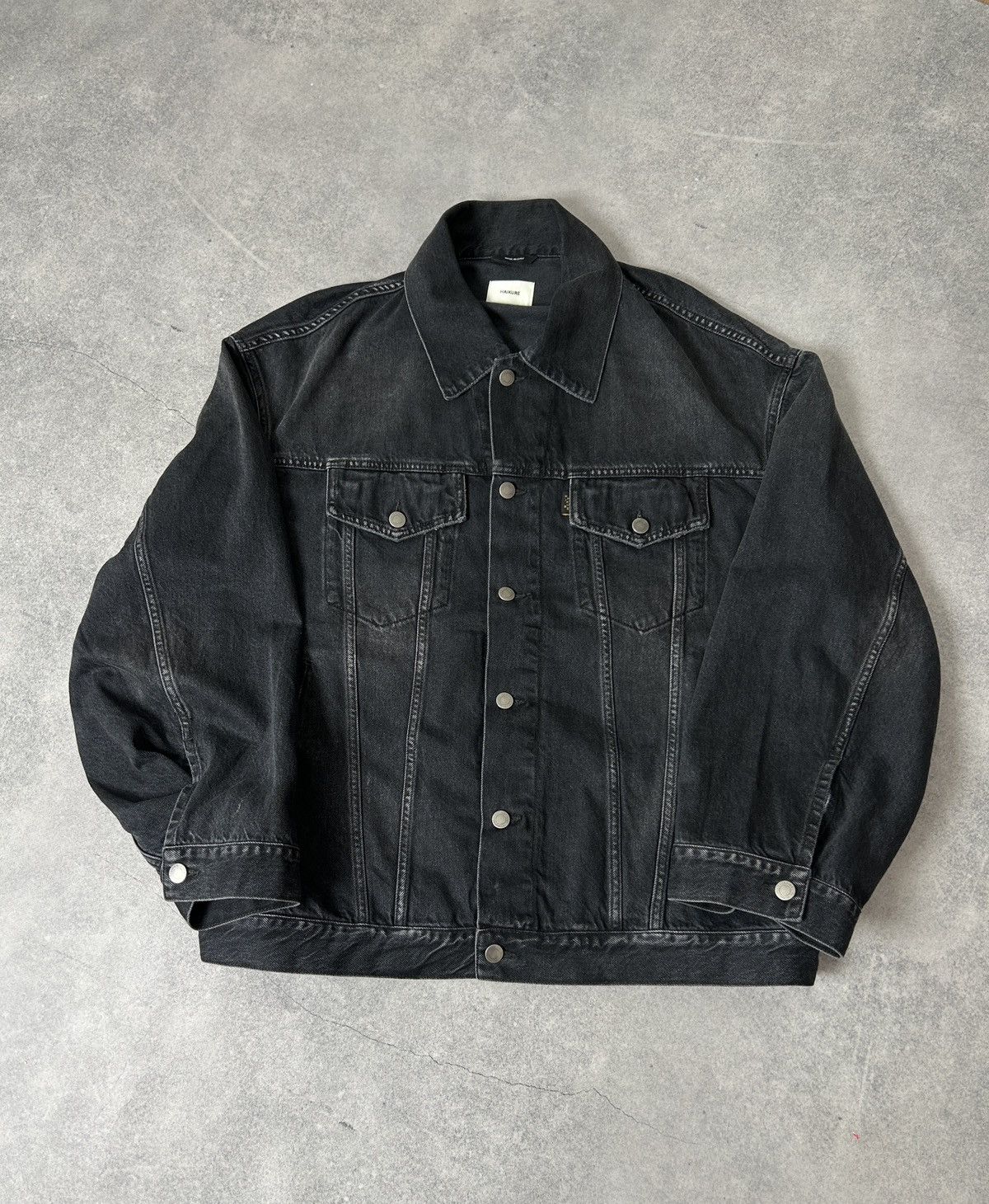 Haikure Haikure Janet Mid black oversized denim jacket Size S / US 4 / IT 40 - 2 Thumbnail
