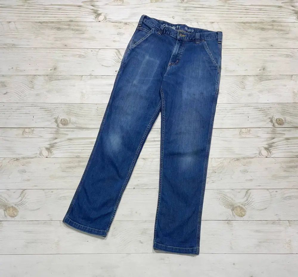 Carhartt Vintage Carhartt Carpenter Blue Denim Jeans Work Pants Size US 32 / EU 48 - 7 Thumbnail