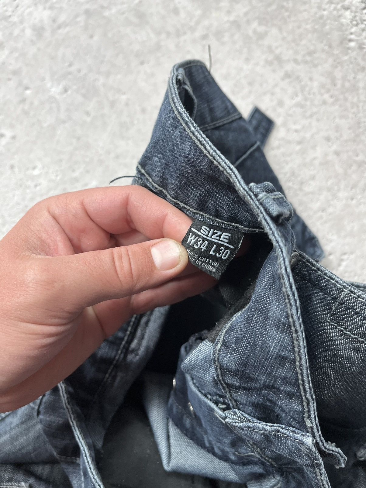 Ecko Unltd. Ecko Unlimited Y2K Cargo Jeans W34 L30 Buckle Strap Baggy Size US 34 / EU 50 - 12 Thumbnail